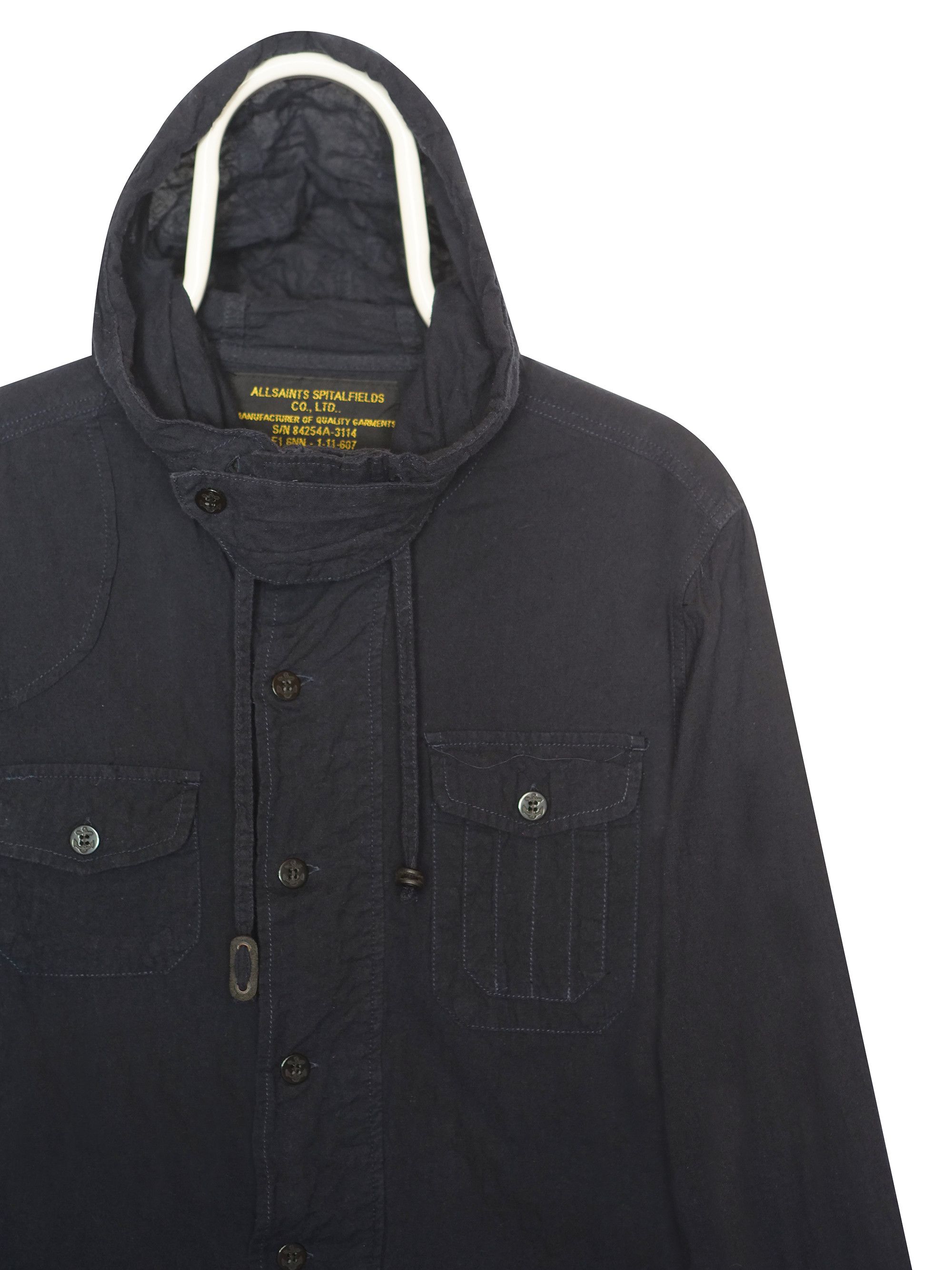 Allsaints Allsaints hooded shirt Size US S / EU 44-46 / 1 - 1 Thumbnail