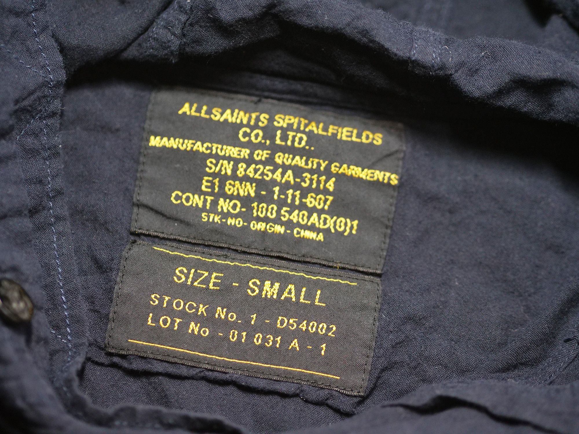 Allsaints Allsaints hooded shirt Size US S / EU 44-46 / 1 - 7 Thumbnail