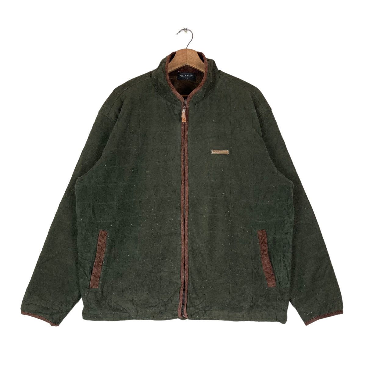 Vintage Dunlop Motorsports Full Zipper Jacket