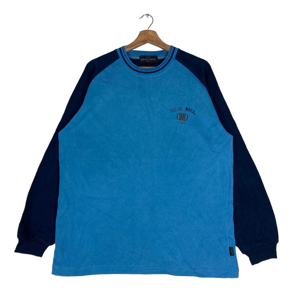 Vintage Vintage Dolce Mara Italy Pullover Jumper Sweatshirt Size US L / EU 52-54 / 3 - 1 Thumbnail