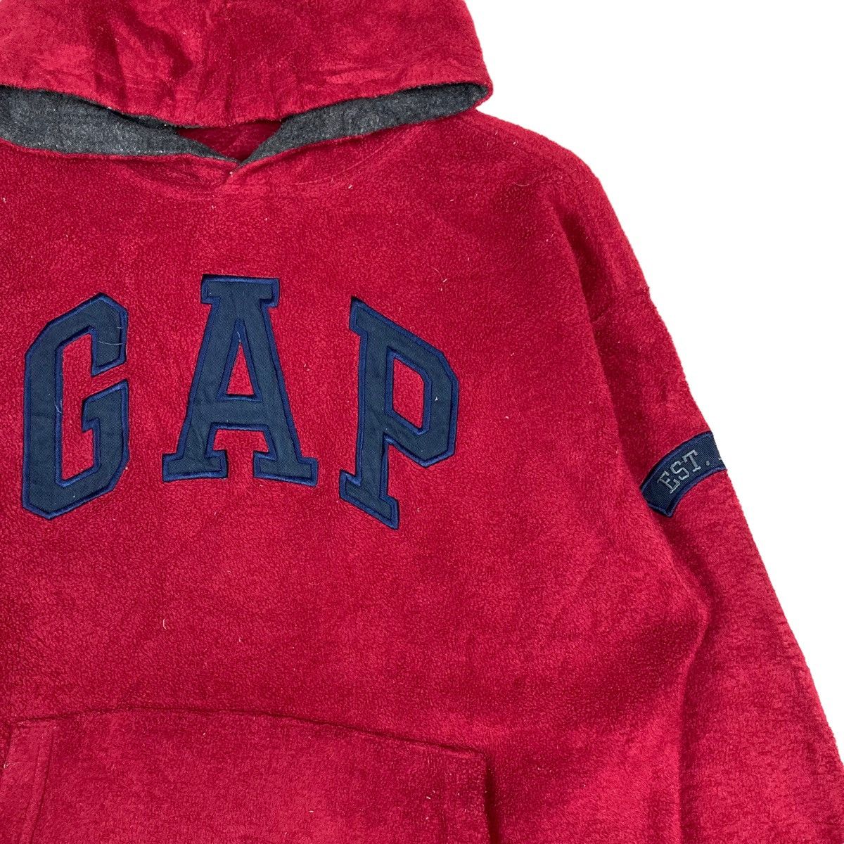 Gap Vintage GAP Spell Out Pullover Jumper Hoodie Size US XL / EU 56 / 4 - 3 Thumbnail