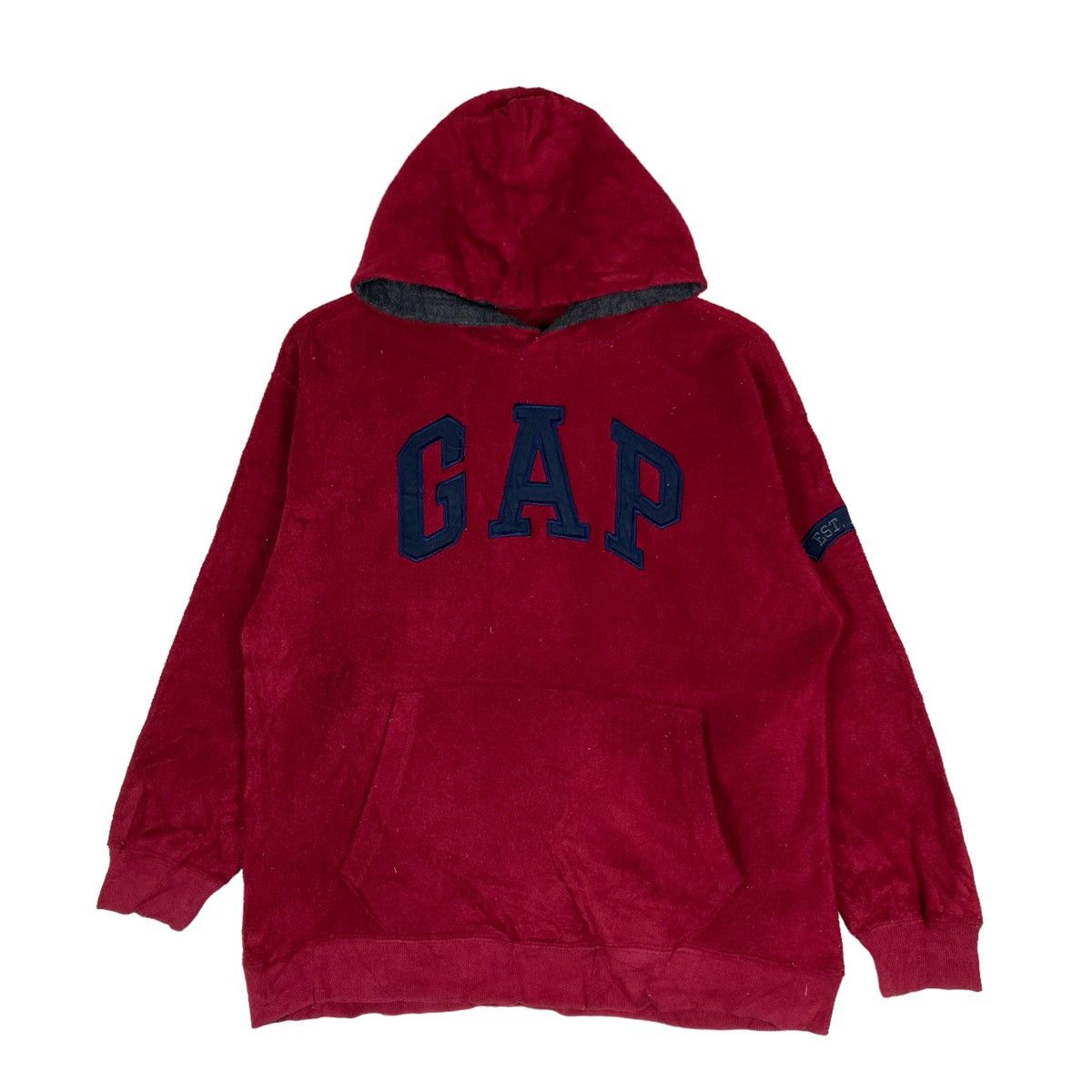 Gap Vintage GAP Spell Out Pullover Jumper Hoodie Size US XL / EU 56 / 4 - 1 Thumbnail