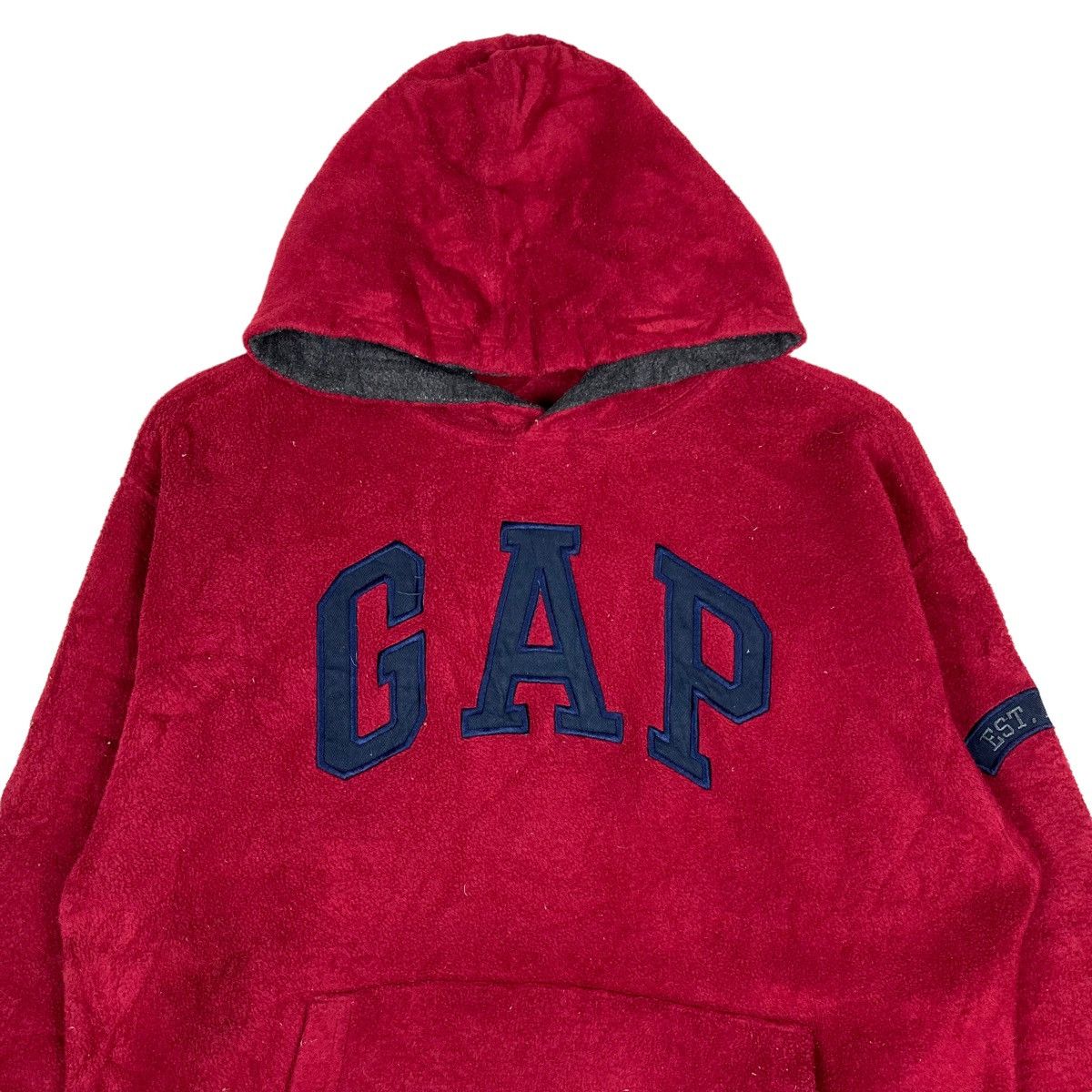 Gap Vintage GAP Spell Out Pullover Jumper Hoodie Size US XL / EU 56 / 4 - 2 Thumbnail
