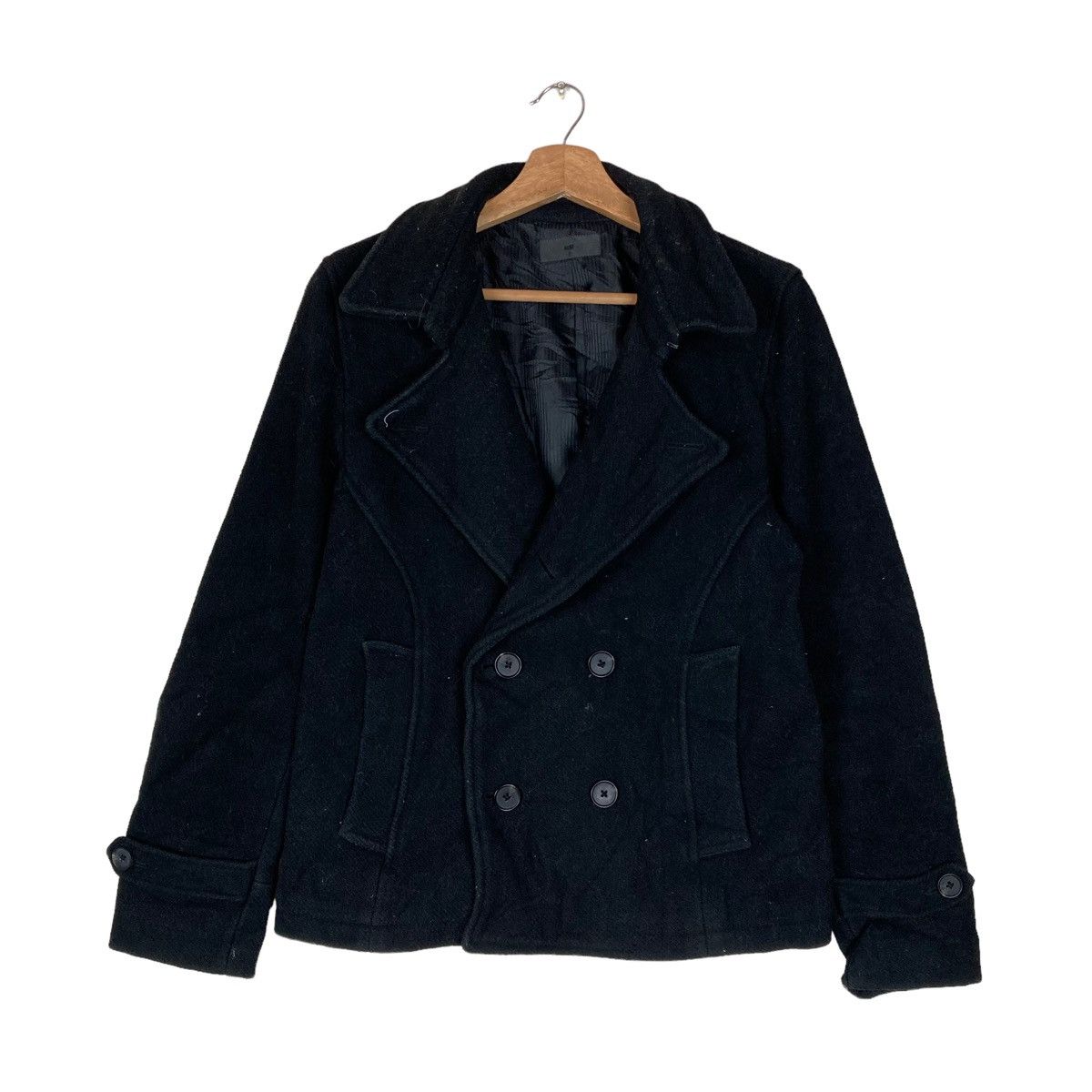 HARE Vintage Hare Double Breasted Coat Jacket Size US M / EU 48-50 / 2 - 1 Thumbnail