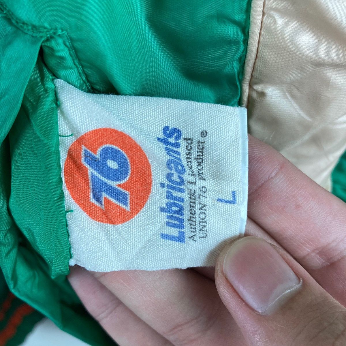 Vintage Vintage JACKET LUBRICANTS 76 zip up pullover jumper Size US L / EU 52-54 / 3 - 6 Thumbnail