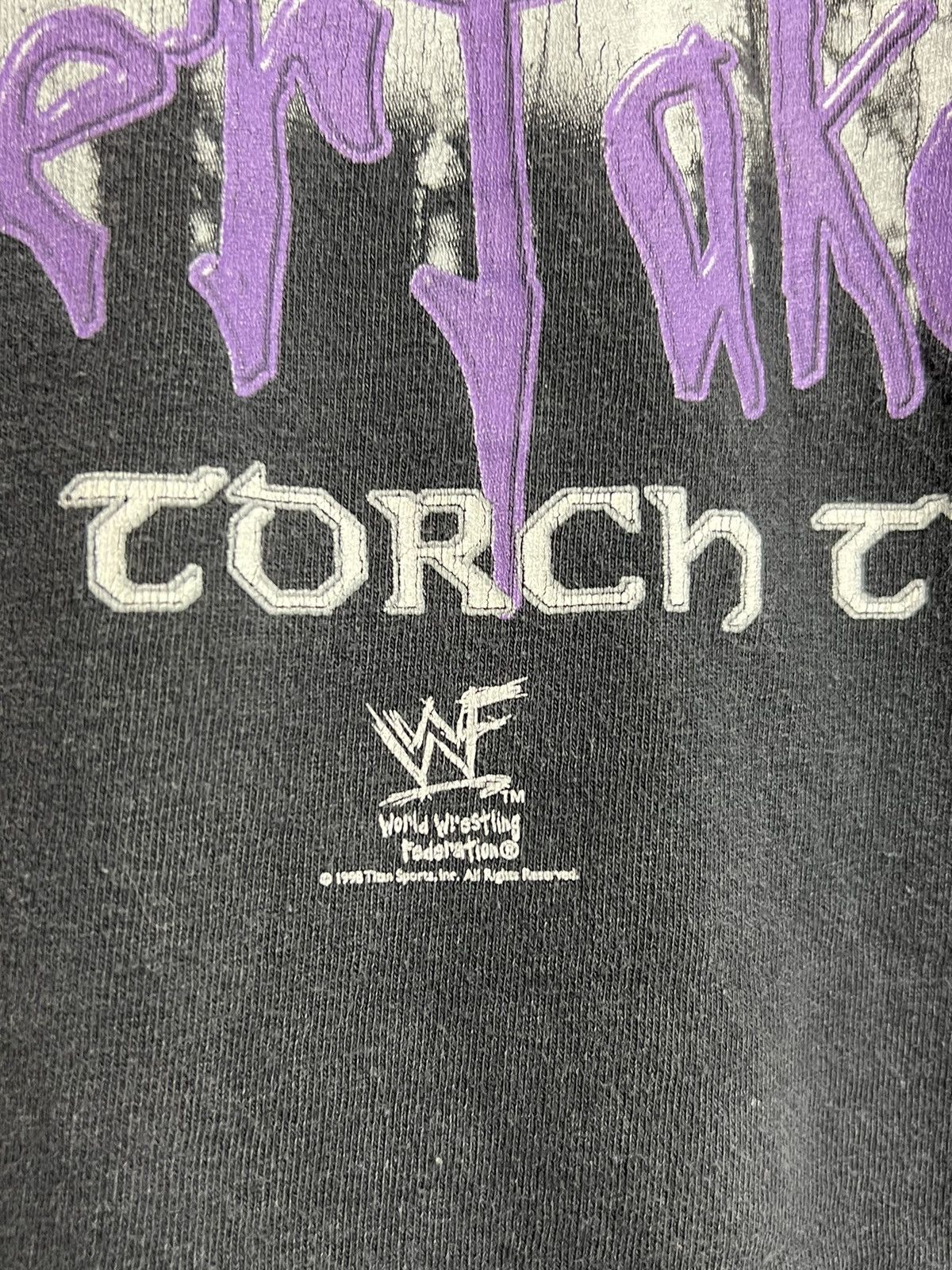 Vintage Vintage Undertaker t shirt 1998 like Sting Razor Stone Cold Size US L / EU 52-54 / 3 - 3 Thumbnail