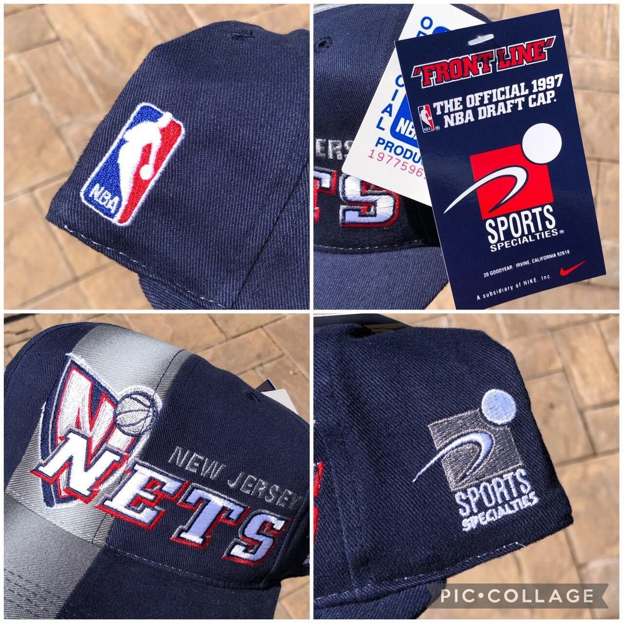Vintage Sports Specialties NBA New Jersey Nets Snapback Hat