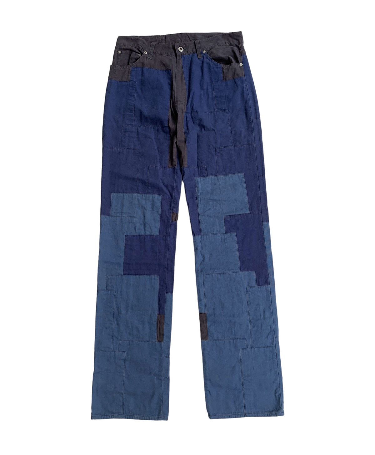 If Six Was Nine × Japanese Brand × Yasuyuki Ishii Vintage Patchwork Les vis a boa jeans pants Size US 31 - 1 Thumbnail
