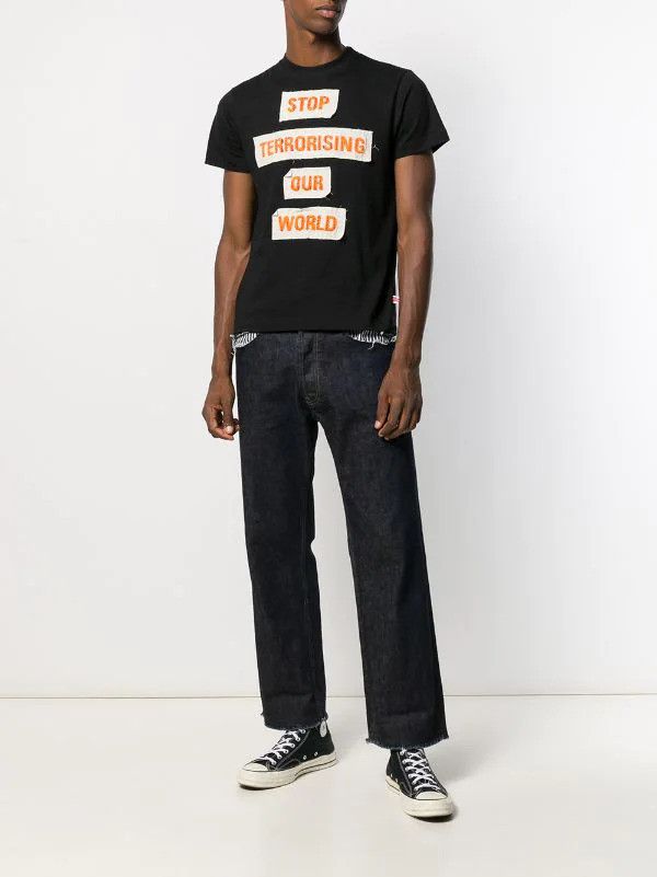 image of Walter Van Beirendonck T-Shirt Aw15 in Black, Men's (Size Small)