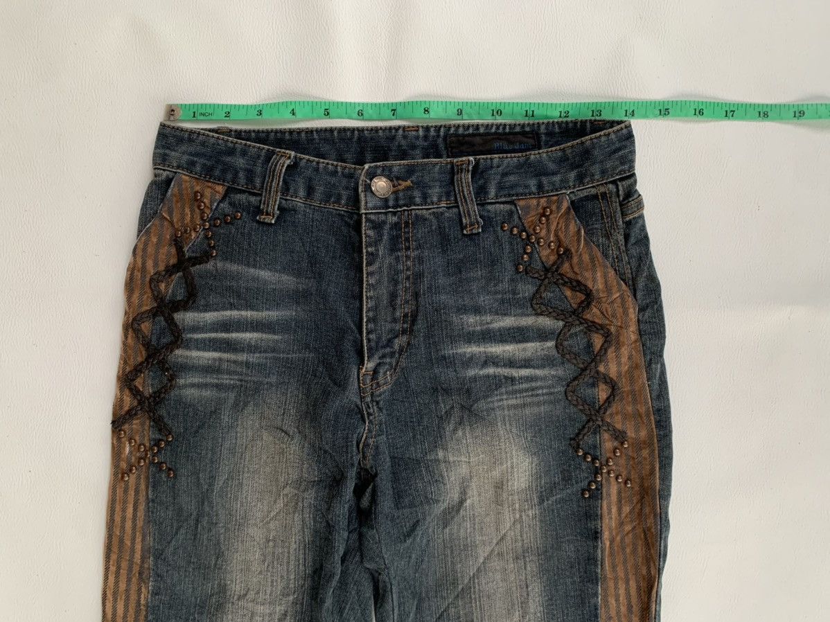 If Six Was Nine × Japanese Brand × Tornado Mart Flared Blue Jam Boot Cut Pants Undefined Size US 28 / EU 44 - 7 Thumbnail