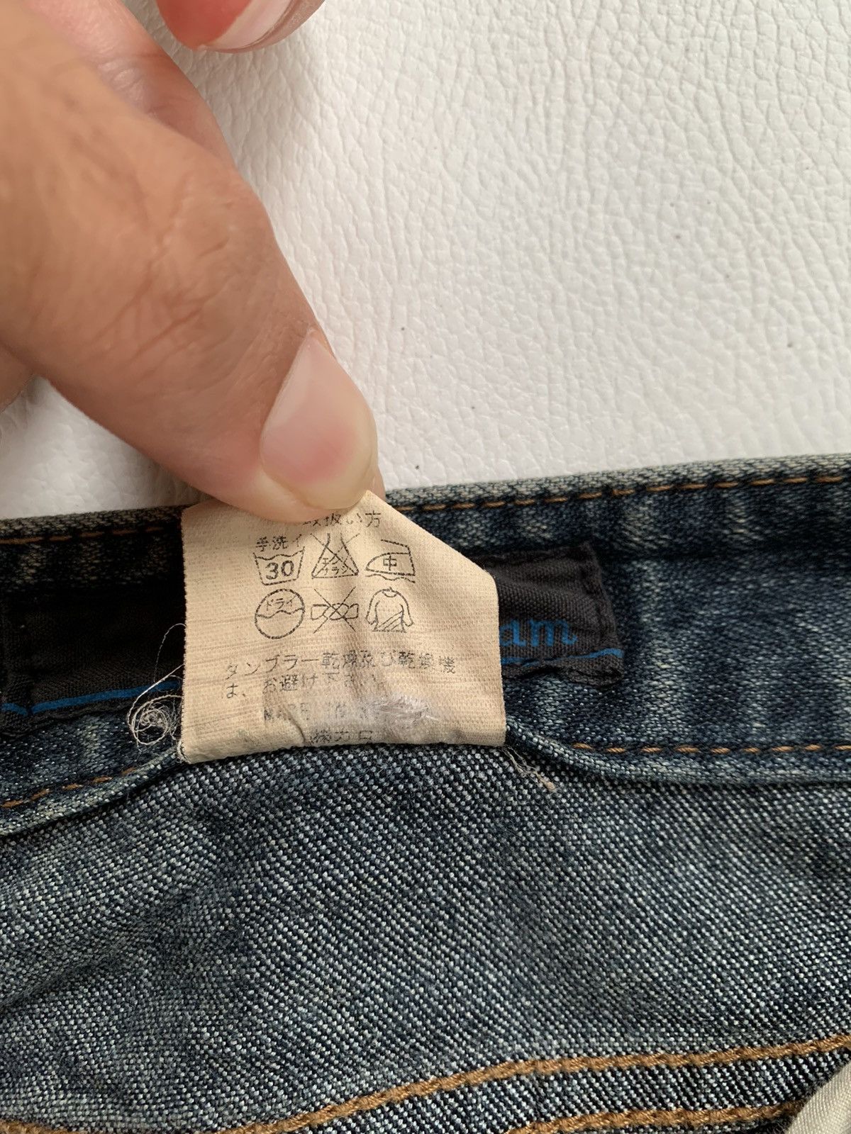 If Six Was Nine × Japanese Brand × Tornado Mart Flared Blue Jam Boot Cut Pants Undefined Size US 28 / EU 44 - 6 Thumbnail