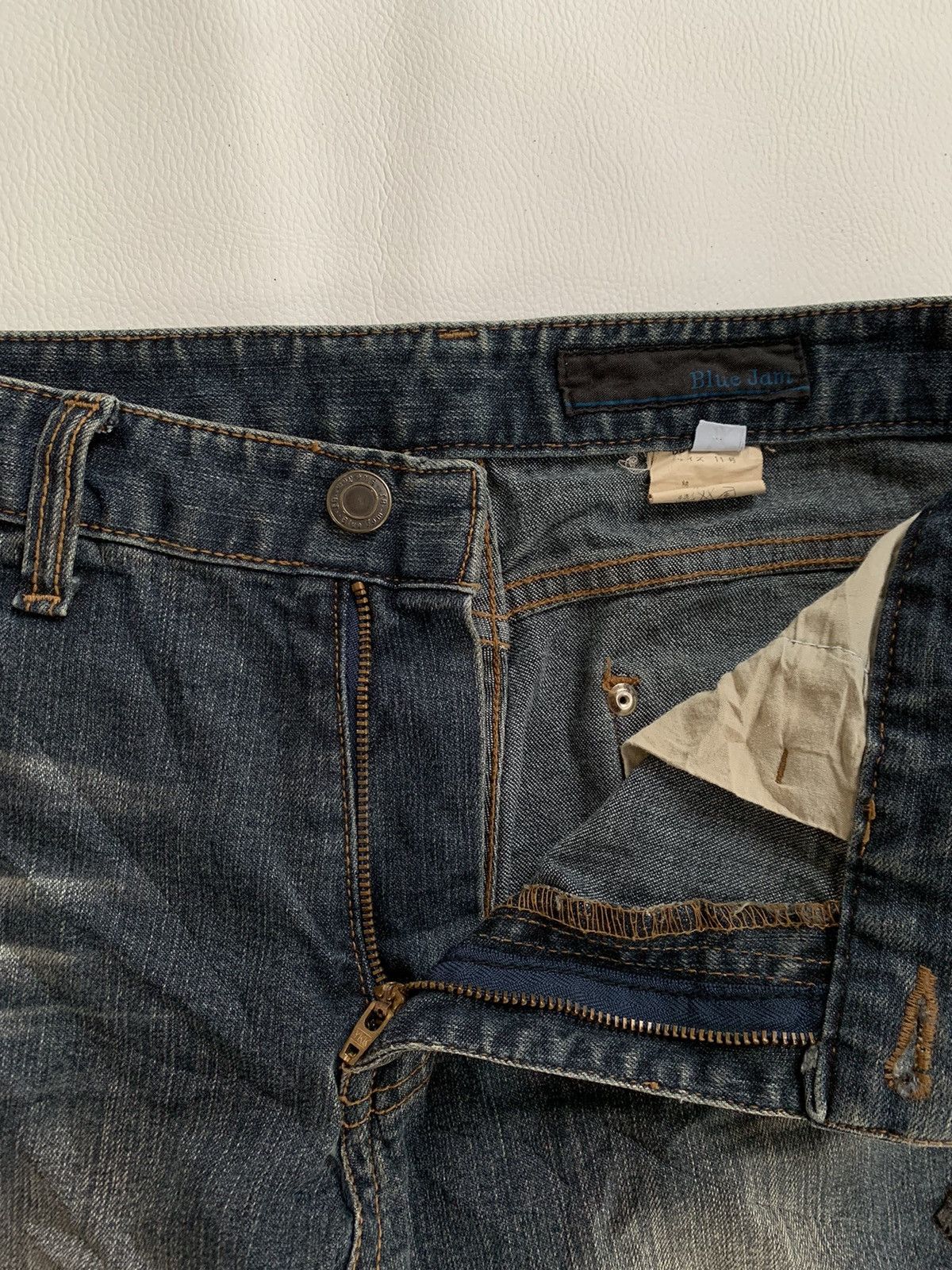If Six Was Nine × Japanese Brand × Tornado Mart Flared Blue Jam Boot Cut Pants Undefined Size US 28 / EU 44 - 3 Thumbnail