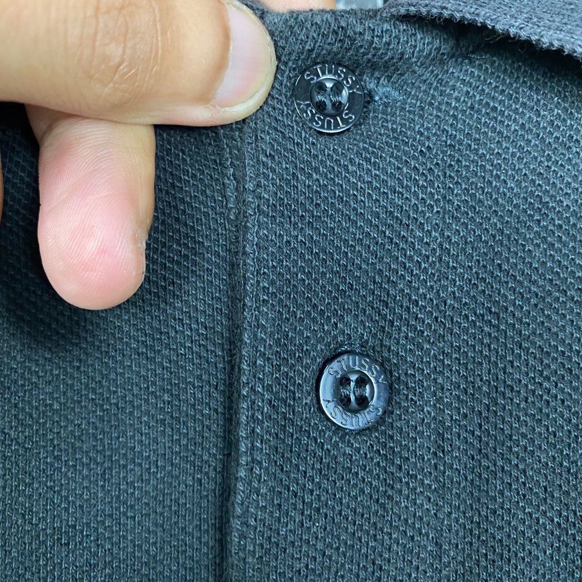 Stussy × Vintage Vintage 00's STUSSY Small Embroidery Logo Polo Shirt Size US M / EU 48-50 / 2 - 4 Thumbnail