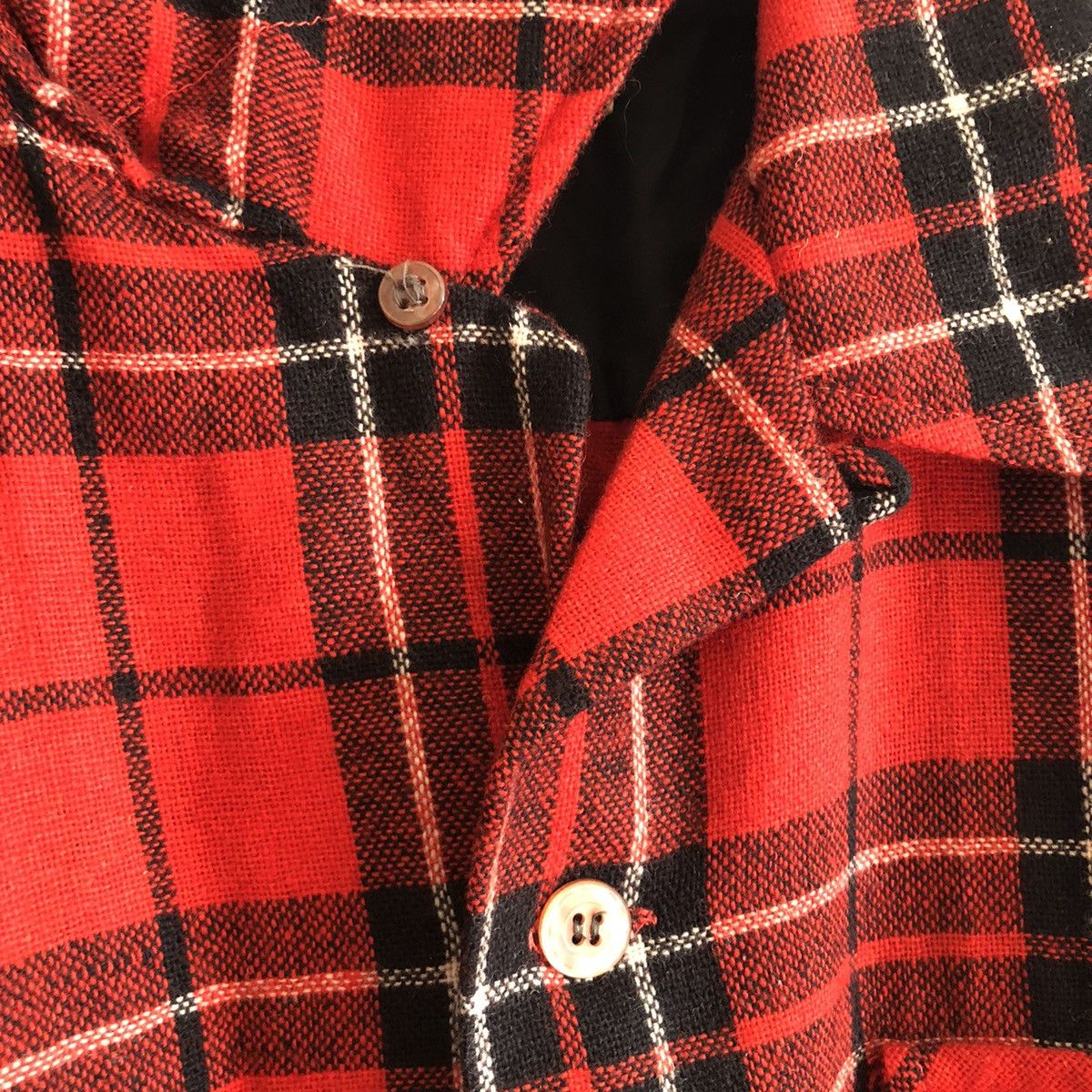 Towncraft × Vintage Vintage Towncraft flannel red black plaid wool men’s L Size US L / EU 52-54 / 3 - 4 Thumbnail