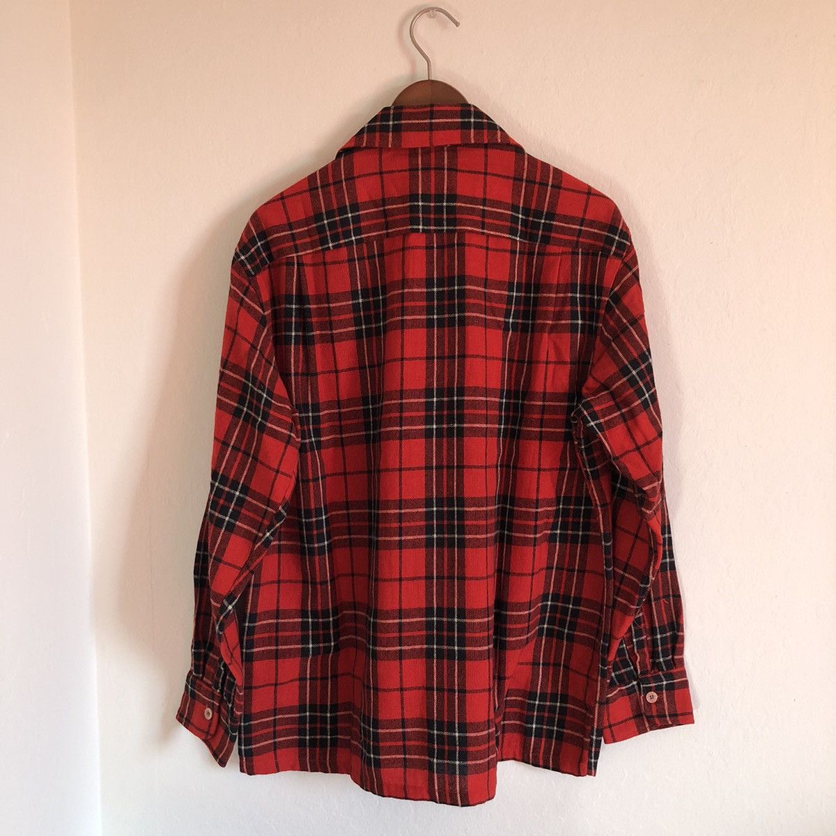Towncraft × Vintage Vintage Towncraft flannel red black plaid wool men’s L Size US L / EU 52-54 / 3 - 5 Thumbnail