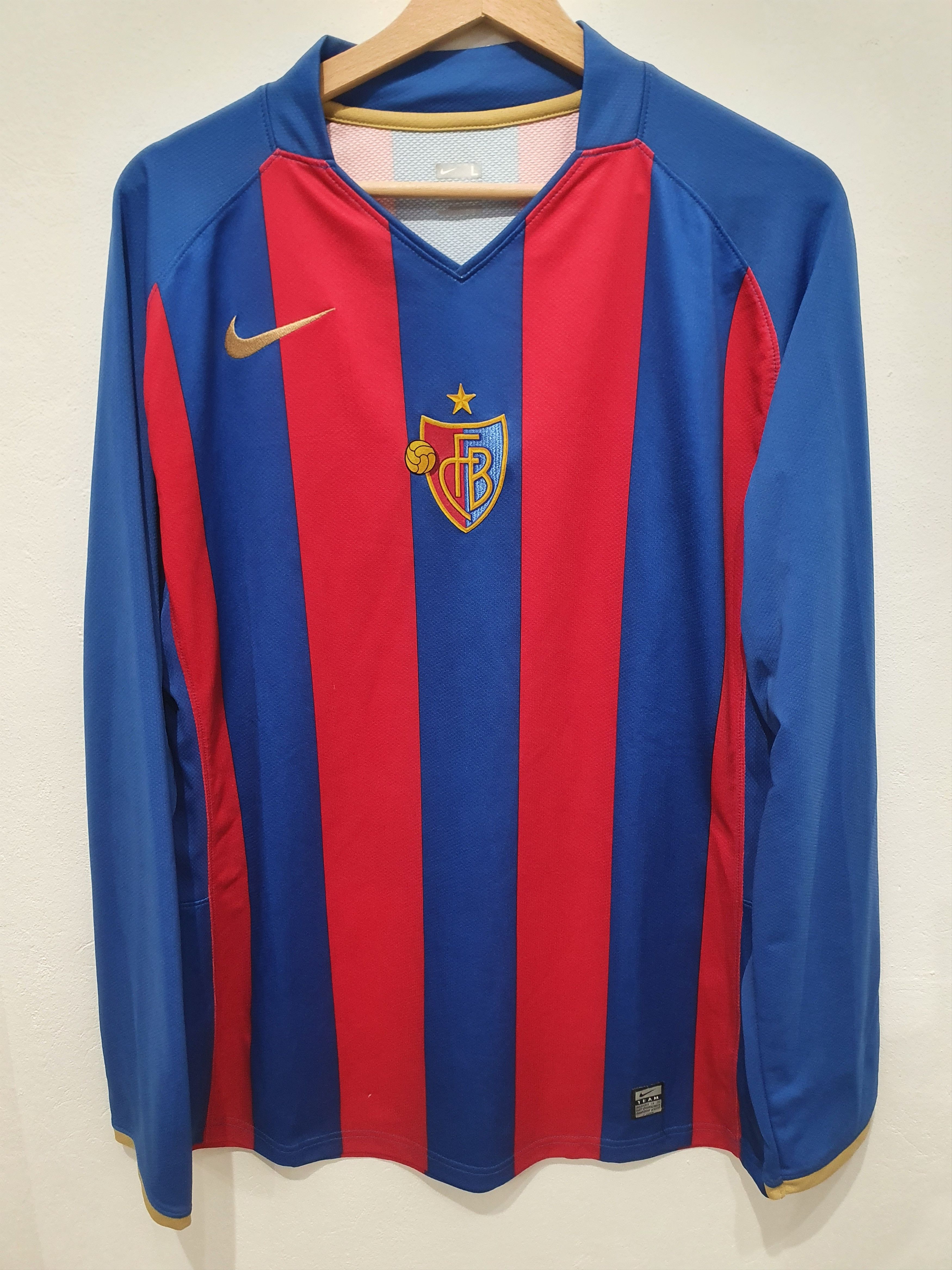 Nike Basel 1893 Soccer Football shops Jersey 2004 2006 Home Player Issue Ardalan #6 M