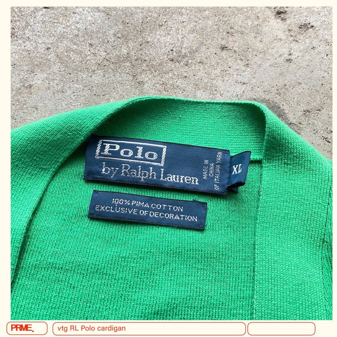 Ralph Lauren vintage Y2K POLO RALPH LAUREN button-up Cardigan Size US XL / EU 56 / 4 - 10 Thumbnail