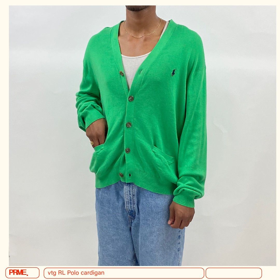 Ralph Lauren vintage Y2K POLO RALPH LAUREN button-up Cardigan Size US XL / EU 56 / 4 - 4 Thumbnail