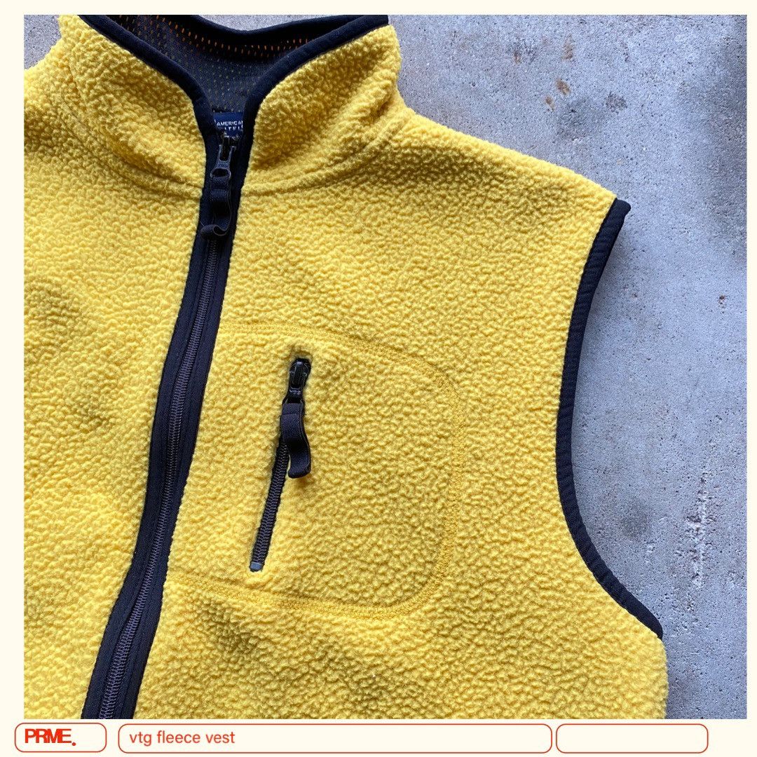 American Eagle Outfitters × Vintage vintage Y2K AMERICAN EAGLE OUTFITTERS Ski Fleece zip up vest Size US L / EU 52-54 / 3 - 9 Thumbnail