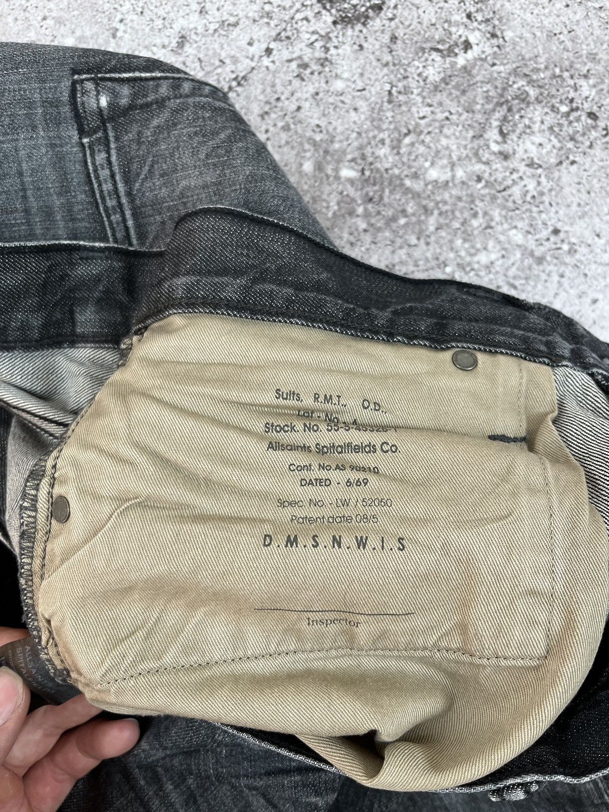 Allsaints Allsaints Black NLS Split Distressed Denim Pants Size US 32 / EU 48 - 14 Thumbnail