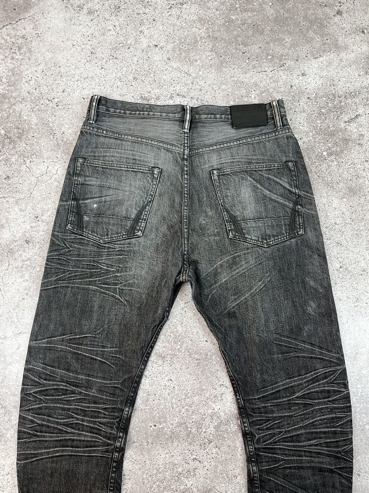 Allsaints Allsaints Black NLS Split Distressed Denim Pants Size US 32 / EU 48 - 11 Thumbnail