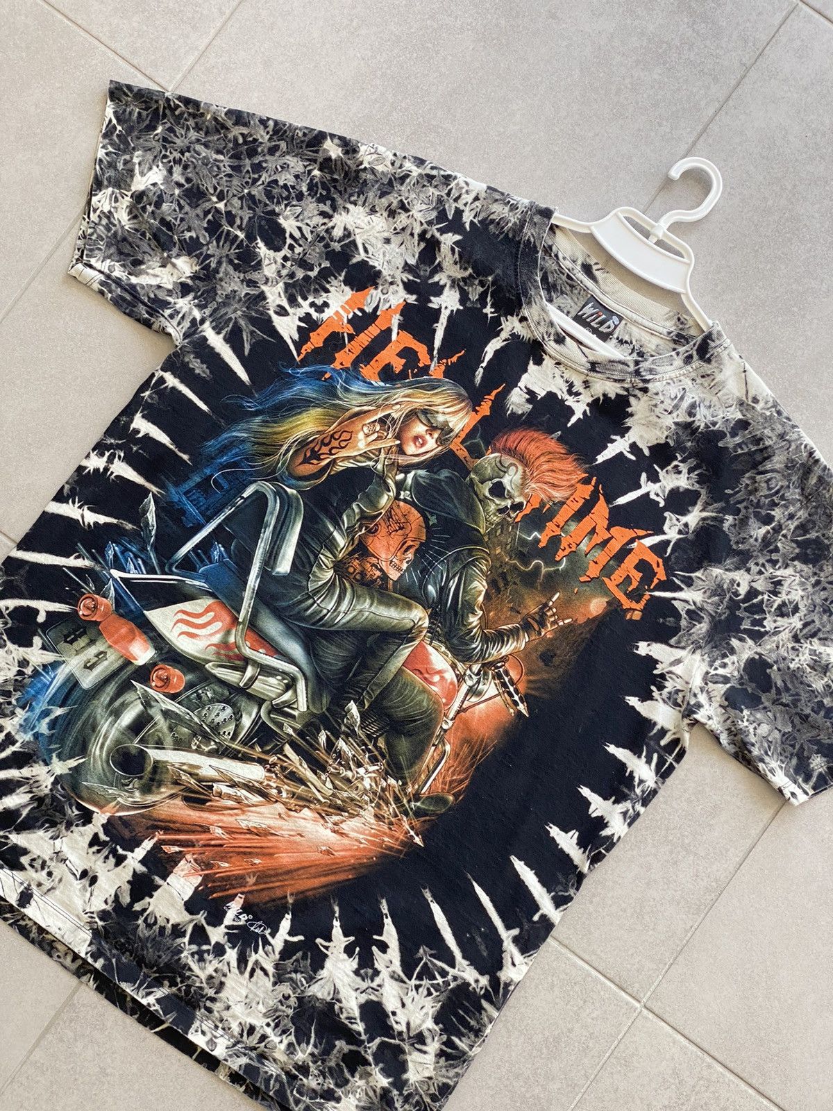 Other Vintage Wild Tee Helltime Size US XL / EU 56 / 4 - 3 Thumbnail