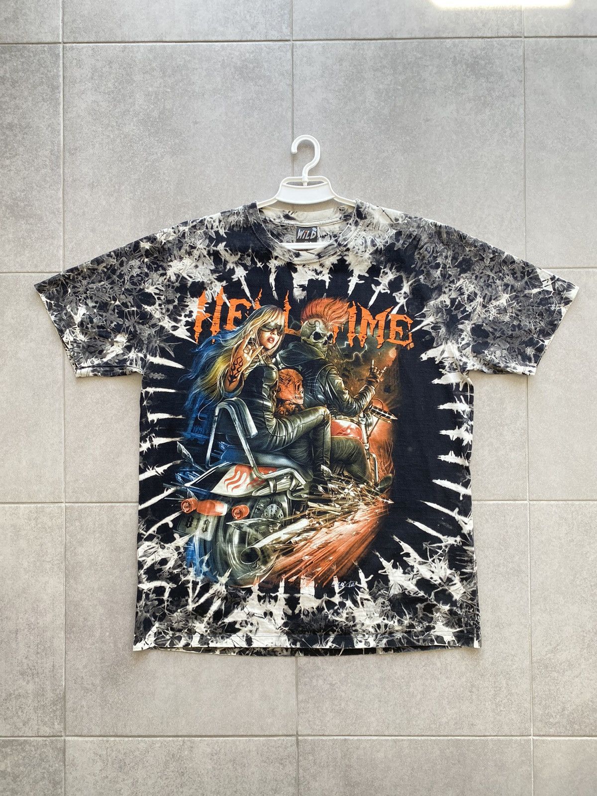 Other Vintage Wild Tee Helltime Size US XL / EU 56 / 4 - 4 Thumbnail