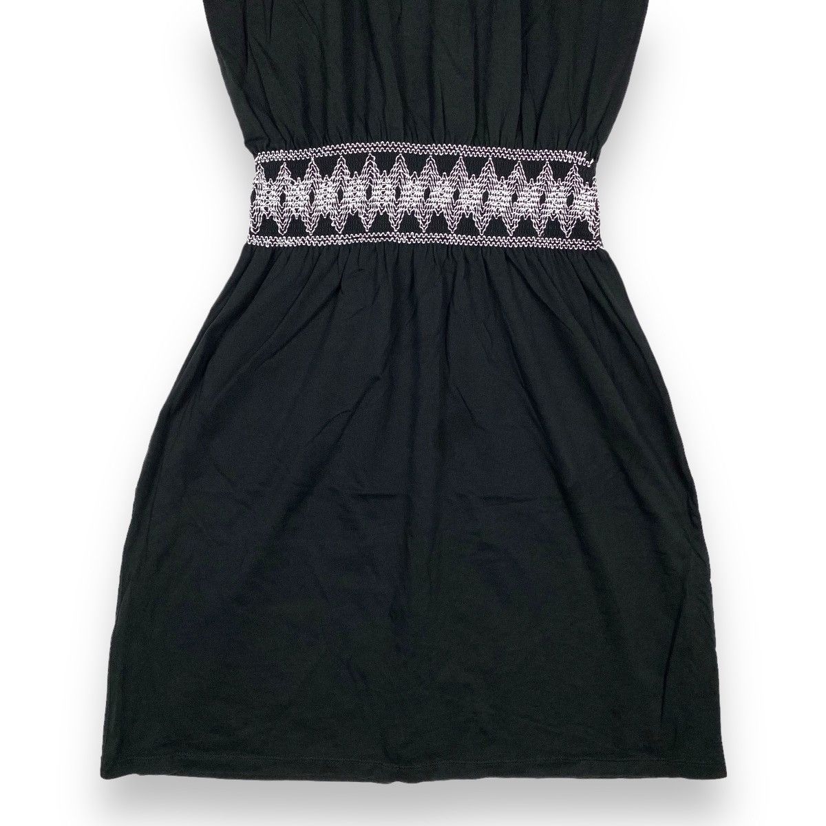anthea crawford black dress Women's Embroidered Fit & Flare A-Line Dress in Black