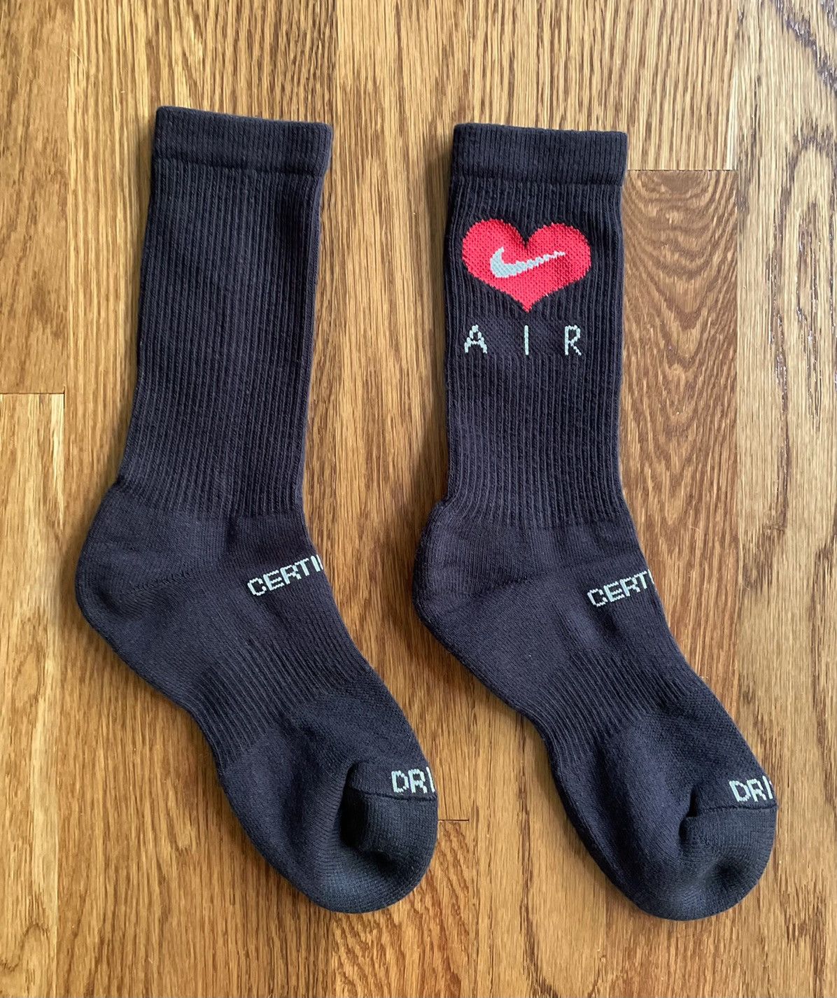 Drake × Nike M One Pair Certified Lover Boy Socks Black CLB Air Long Crew Size ONE SIZE - 1 Thumbnail