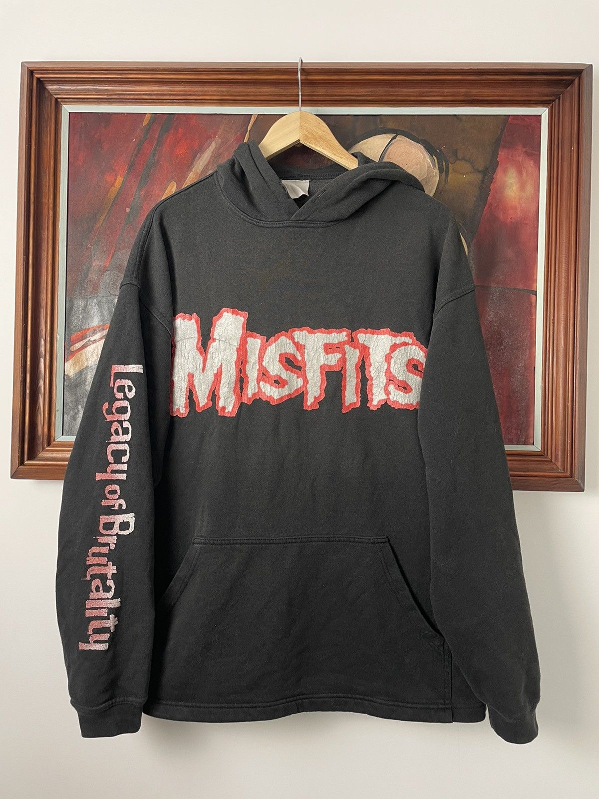 Vintage Misfits Og 1999 Vintage Rare Hoodie Legacy Of Brutality Rare ...