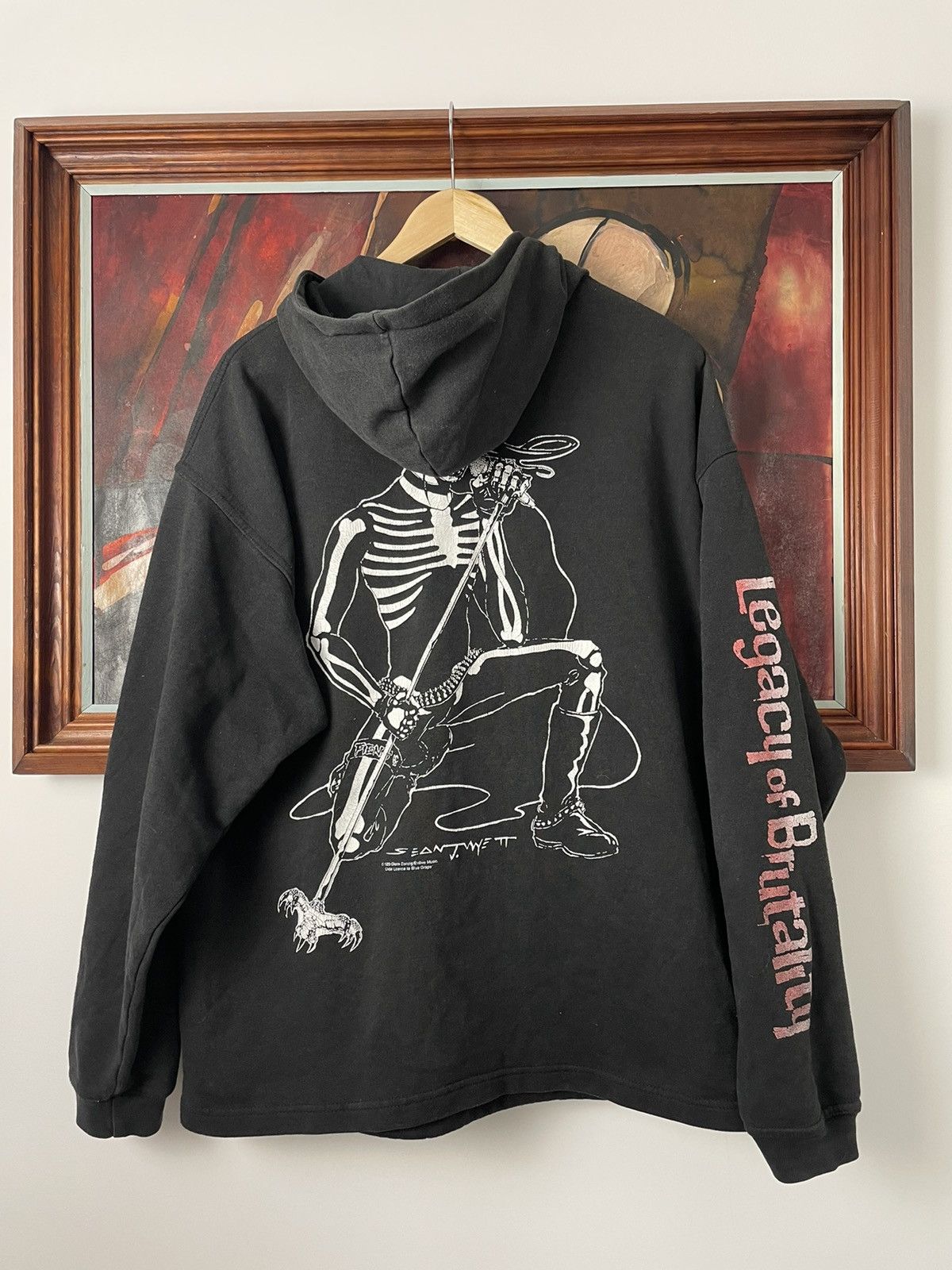 Vintage Misfits Og 1999 Vintage Rare Hoodie Legacy Of Brutality Rare ...