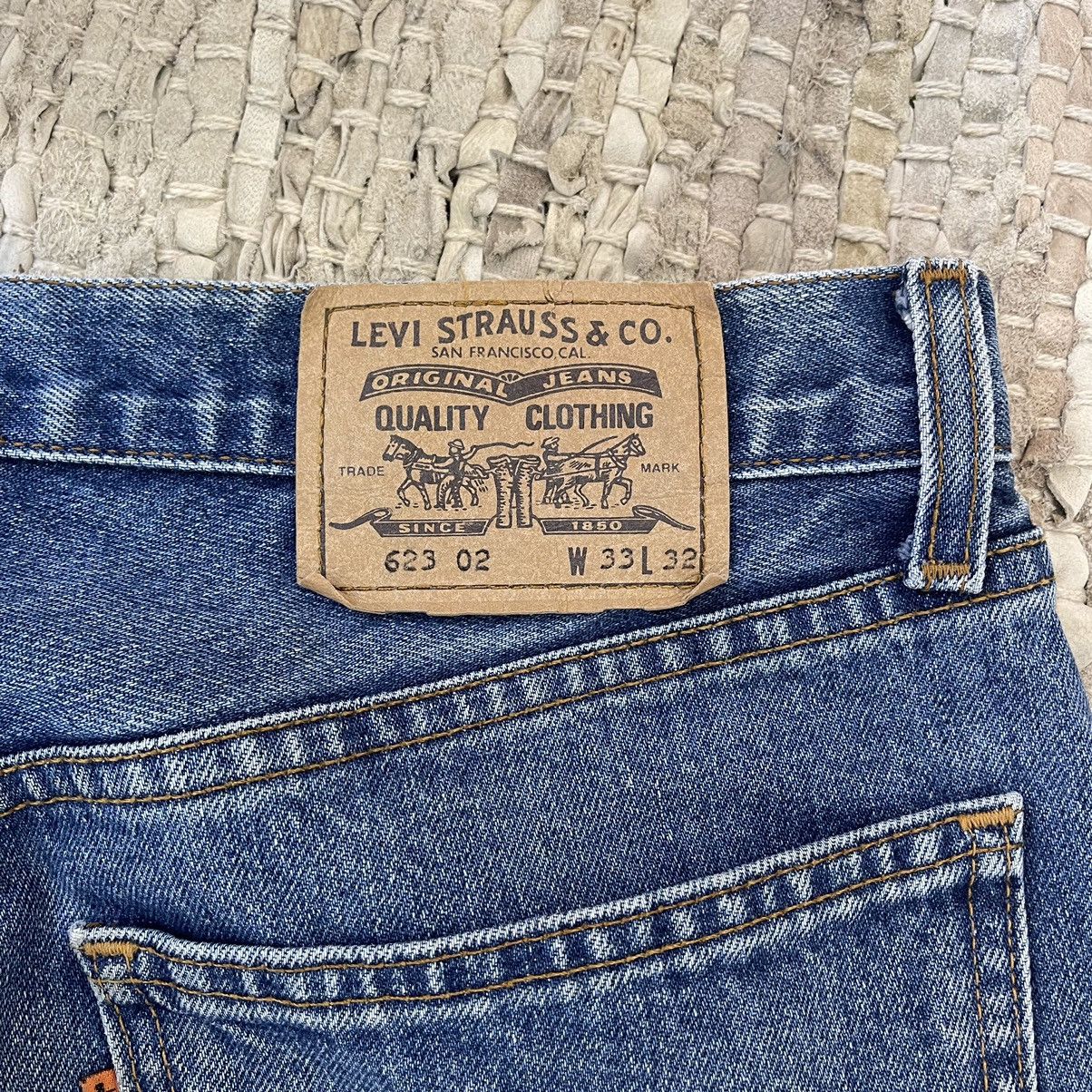 Vintage 90's Vintage Levi's 501 33/32 Baby Light Blue Straight Jeans Size US 33 - 3 Thumbnail