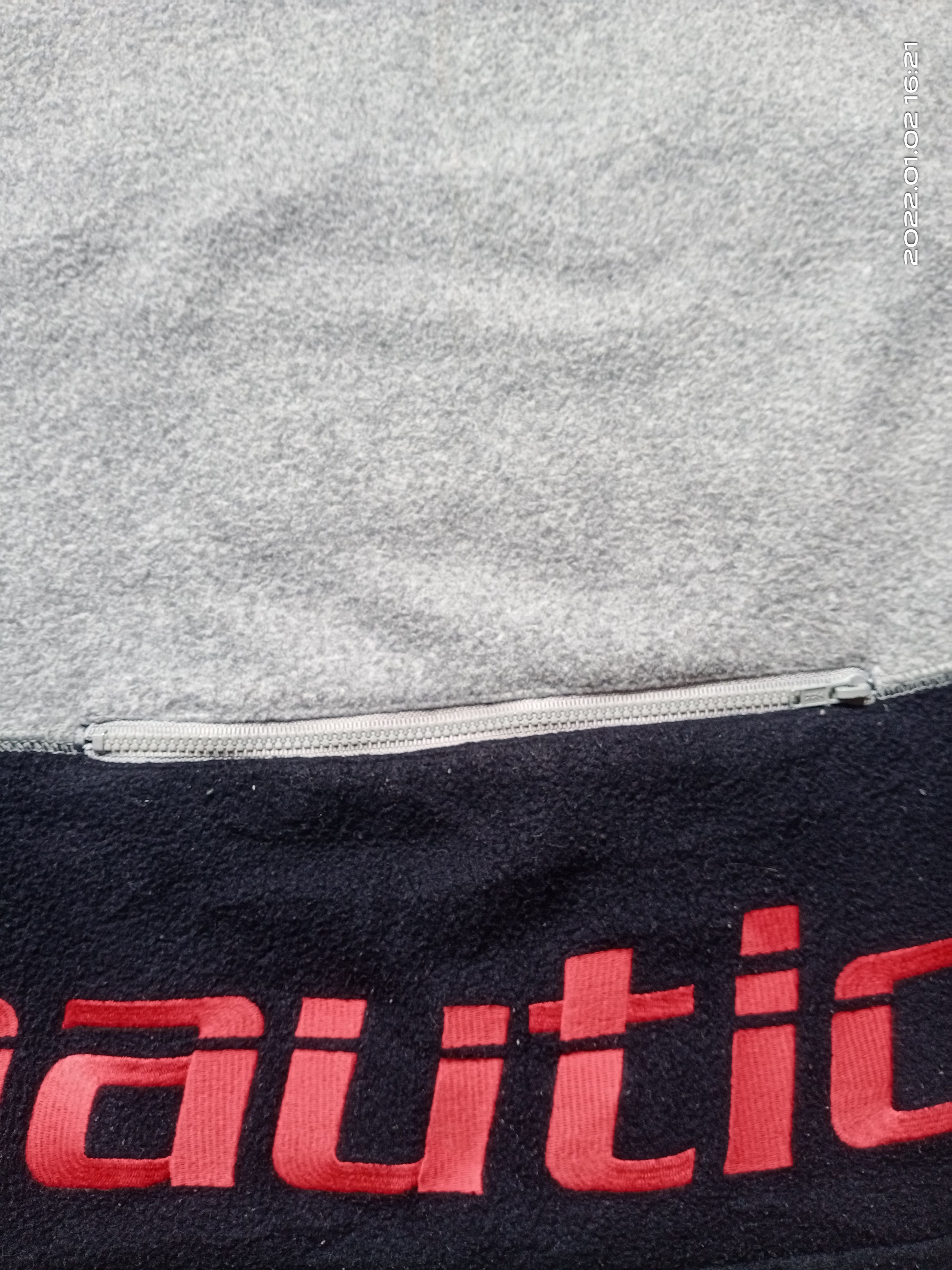 Nautica × Vintage Vintage Nautica Big Logo Deep Pile Fleece Jacket Size US L / EU 52-54 / 3 - 8 Thumbnail
