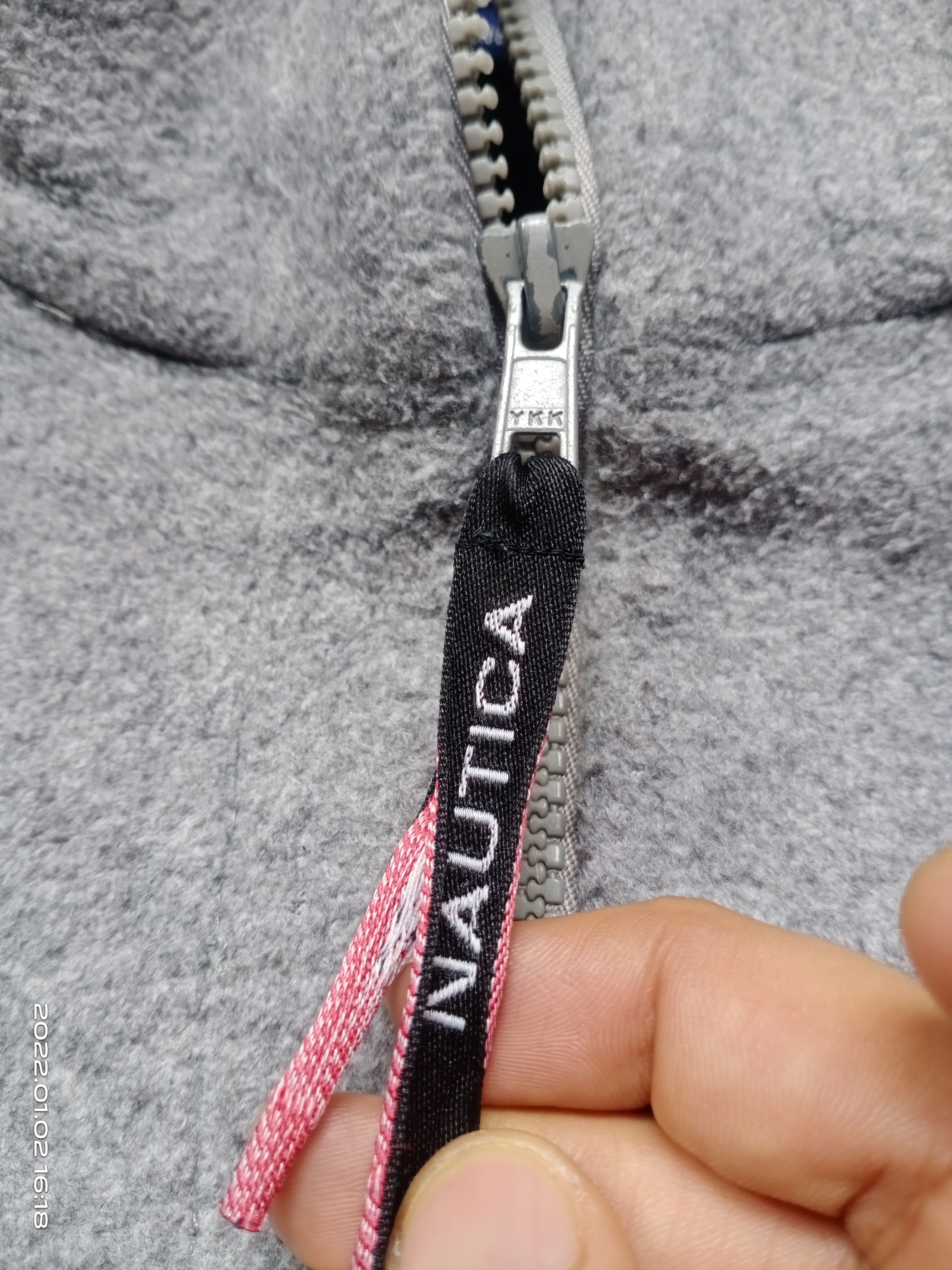 Nautica × Vintage Vintage Nautica Big Logo Deep Pile Fleece Jacket Size US L / EU 52-54 / 3 - 4 Thumbnail