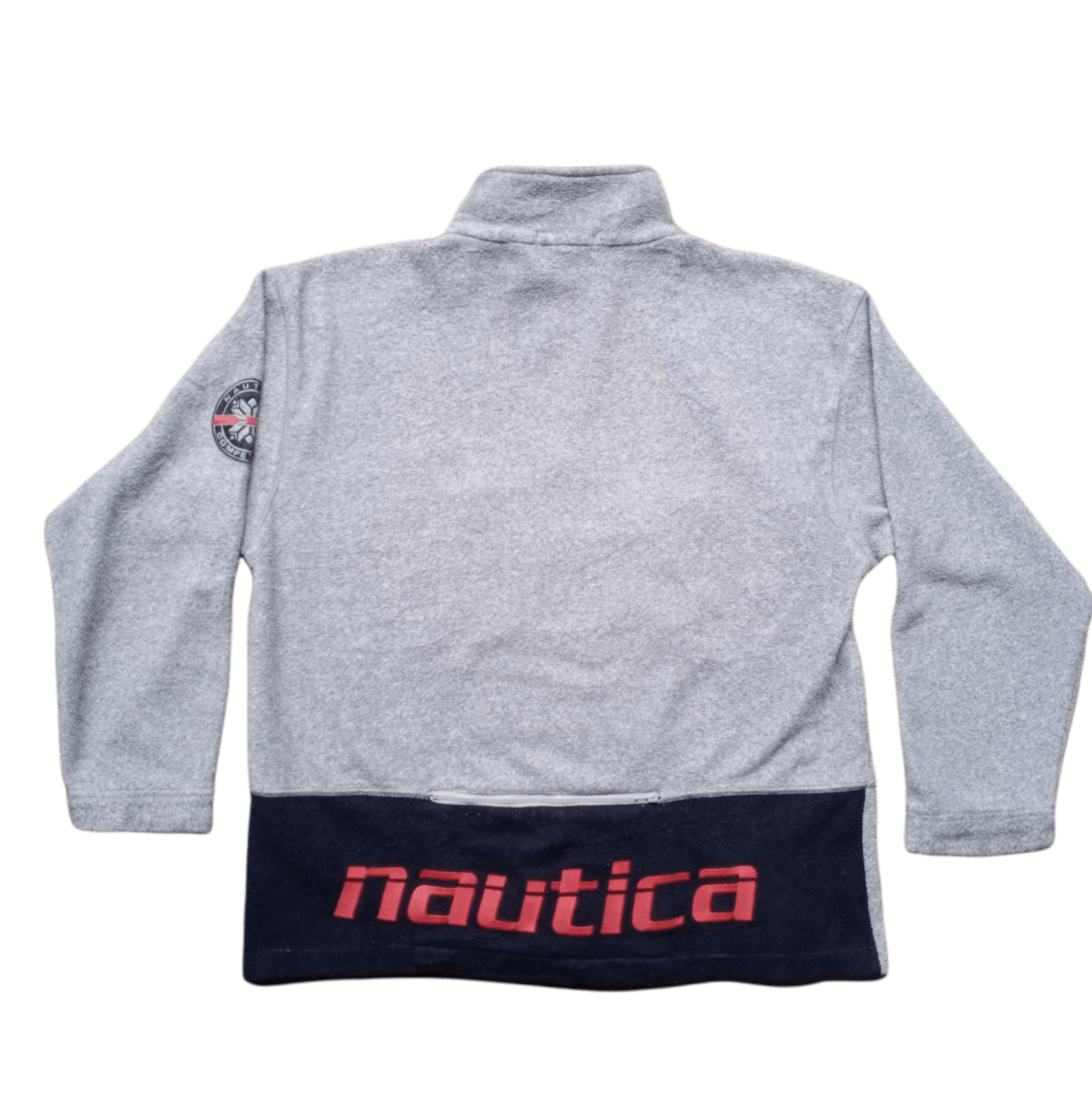 Nautica × Vintage Vintage Nautica Big Logo Deep Pile Fleece Jacket Size US L / EU 52-54 / 3 - 1 Thumbnail