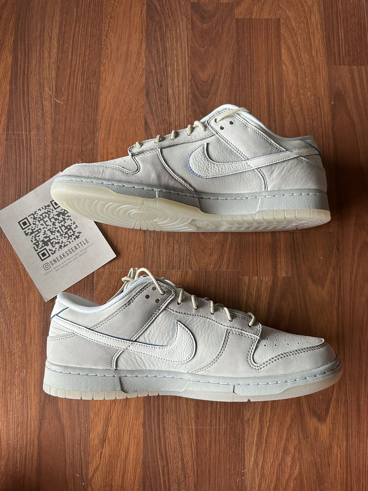 Nike Nike Dunk Low Wolf Grey Pure Platinum Size 13M DX3722-001 Size US 13 / EU 46 - 2 Thumbnail