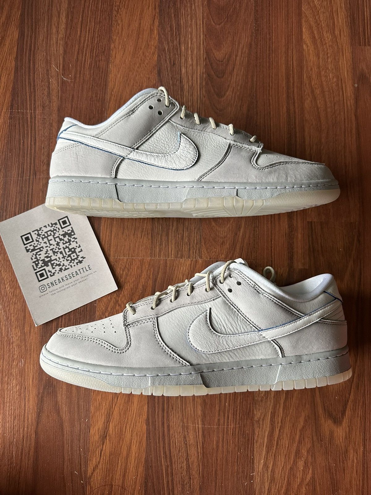 Nike Nike Dunk Low Wolf Grey Pure Platinum Size 13M DX3722-001 Size US 13 / EU 46 - 1 Thumbnail
