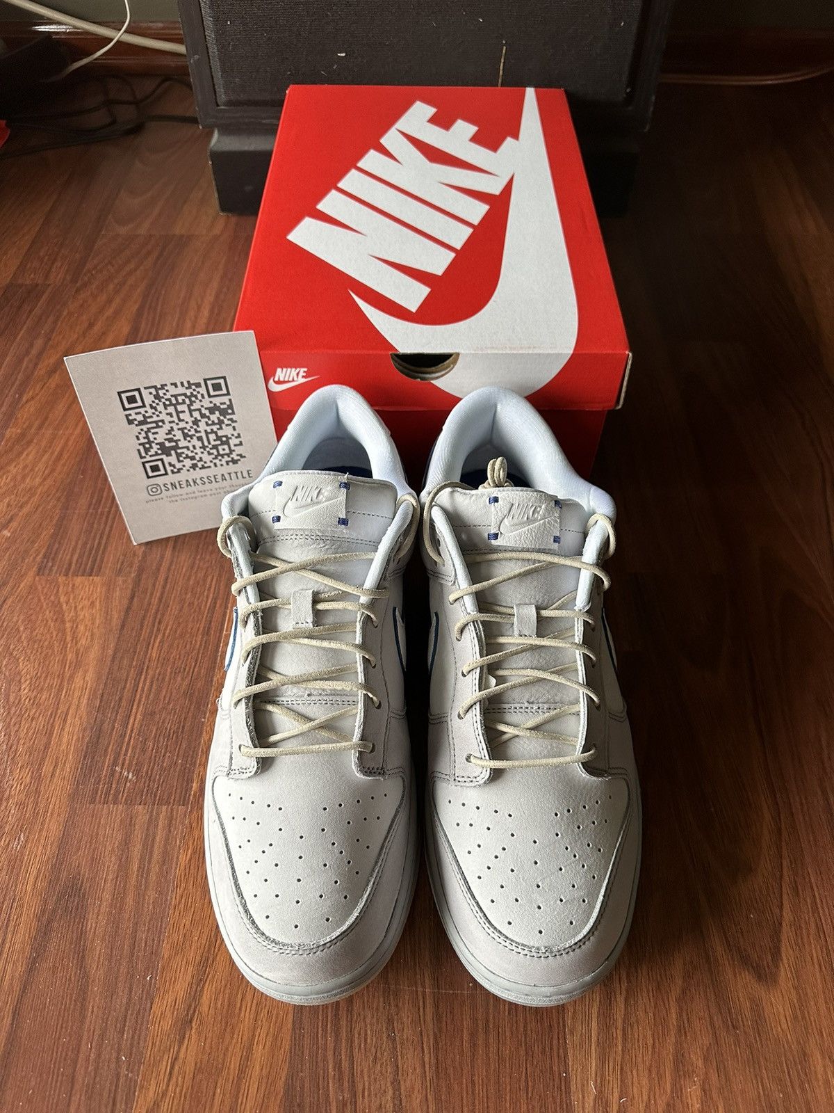 Nike Nike Dunk Low Wolf Grey Pure Platinum Size 13M DX3722-001 Size US 13 / EU 46 - 3 Thumbnail