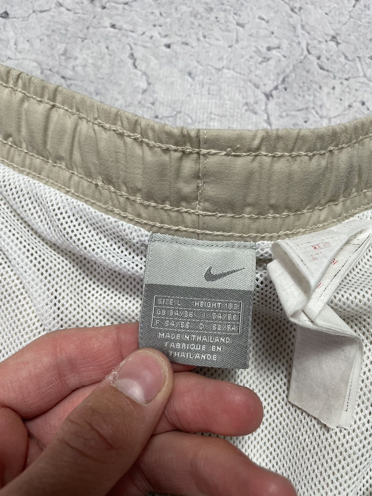 Nike × Vintage Nike Drill Y2K Vintage Nylon Shorts Size US 34 / EU 50 - 6 Thumbnail