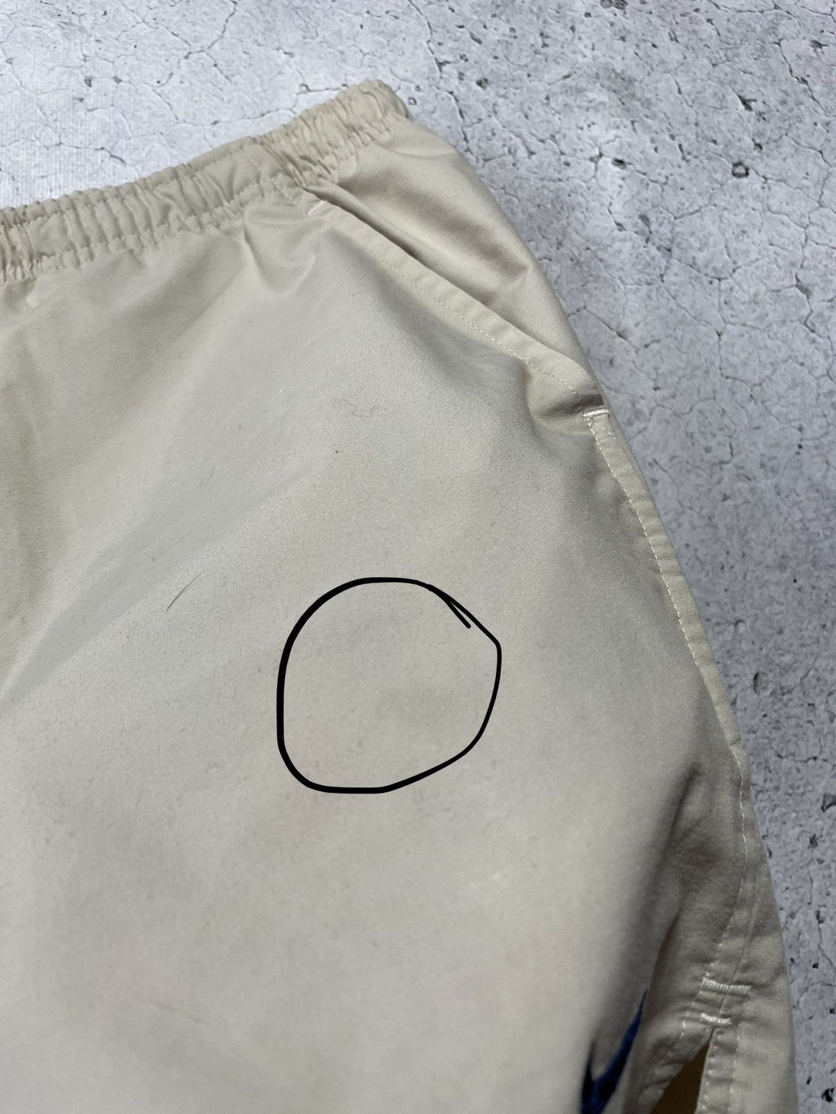 Nike × Vintage Nike Drill Y2K Vintage Nylon Shorts Size US 34 / EU 50 - 13 Thumbnail