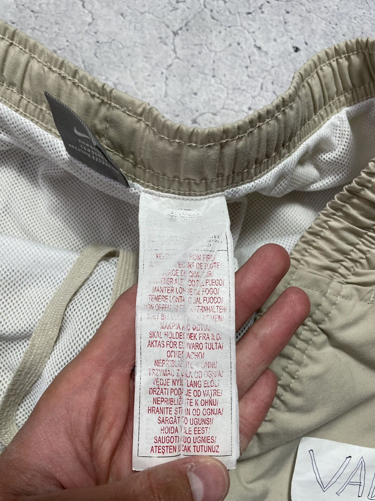 Nike × Vintage Nike Drill Y2K Vintage Nylon Shorts Size US 34 / EU 50 - 8 Thumbnail