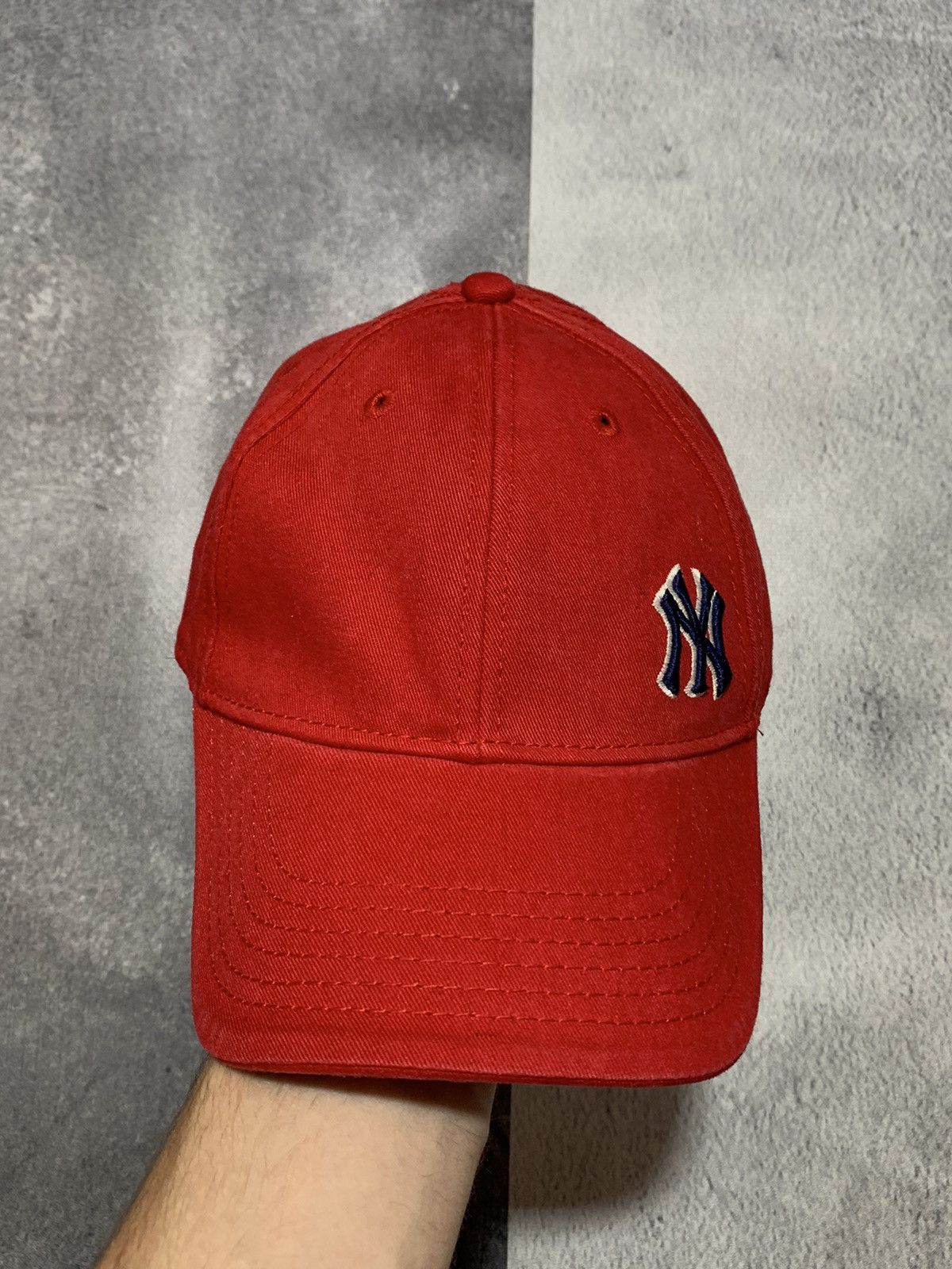 Vintage Vintage Y2K NY Cap drill big logo cap hat Size ONE SIZE - 1 Thumbnail