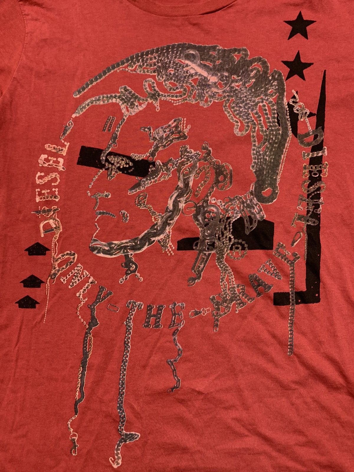 Other Vintage Y2K Diesel big logo tee 00s style size M Size M / US 6-8 / IT 42-44 - 3 Thumbnail