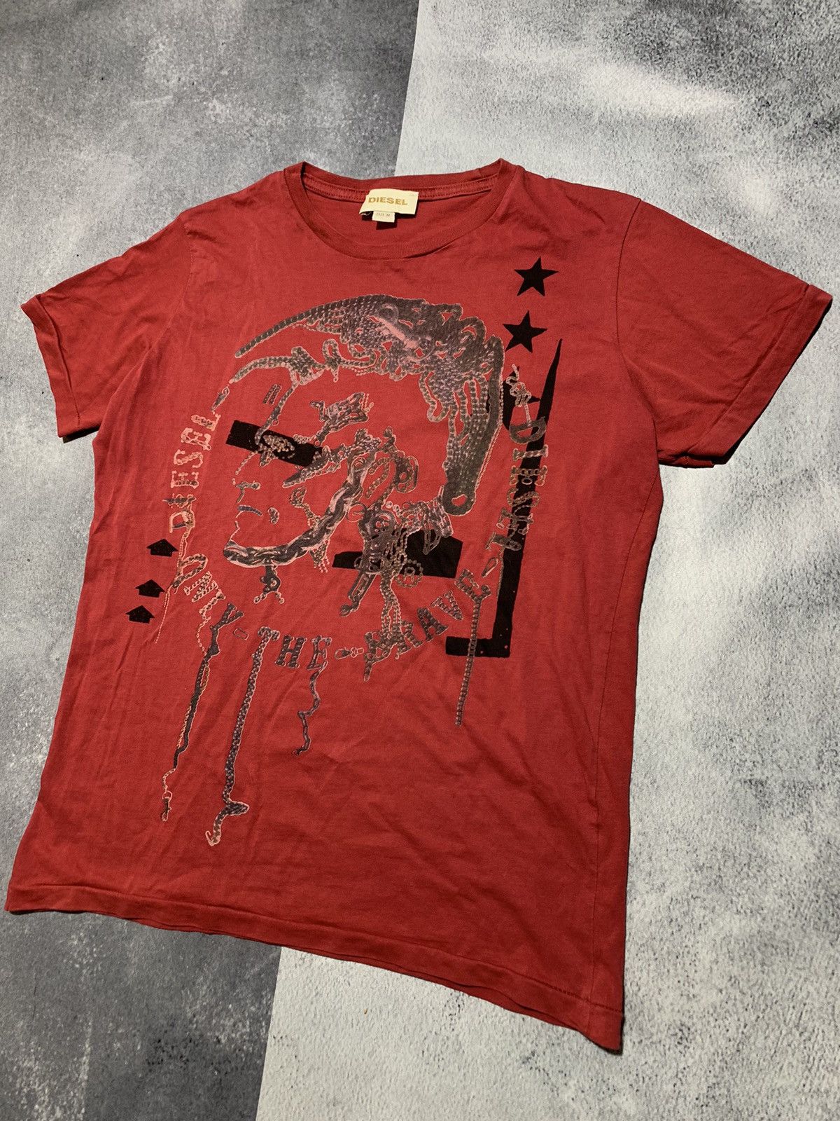 Other Vintage Y2K Diesel big logo tee 00s style size M Size M / US 6-8 / IT 42-44 - 2 Thumbnail