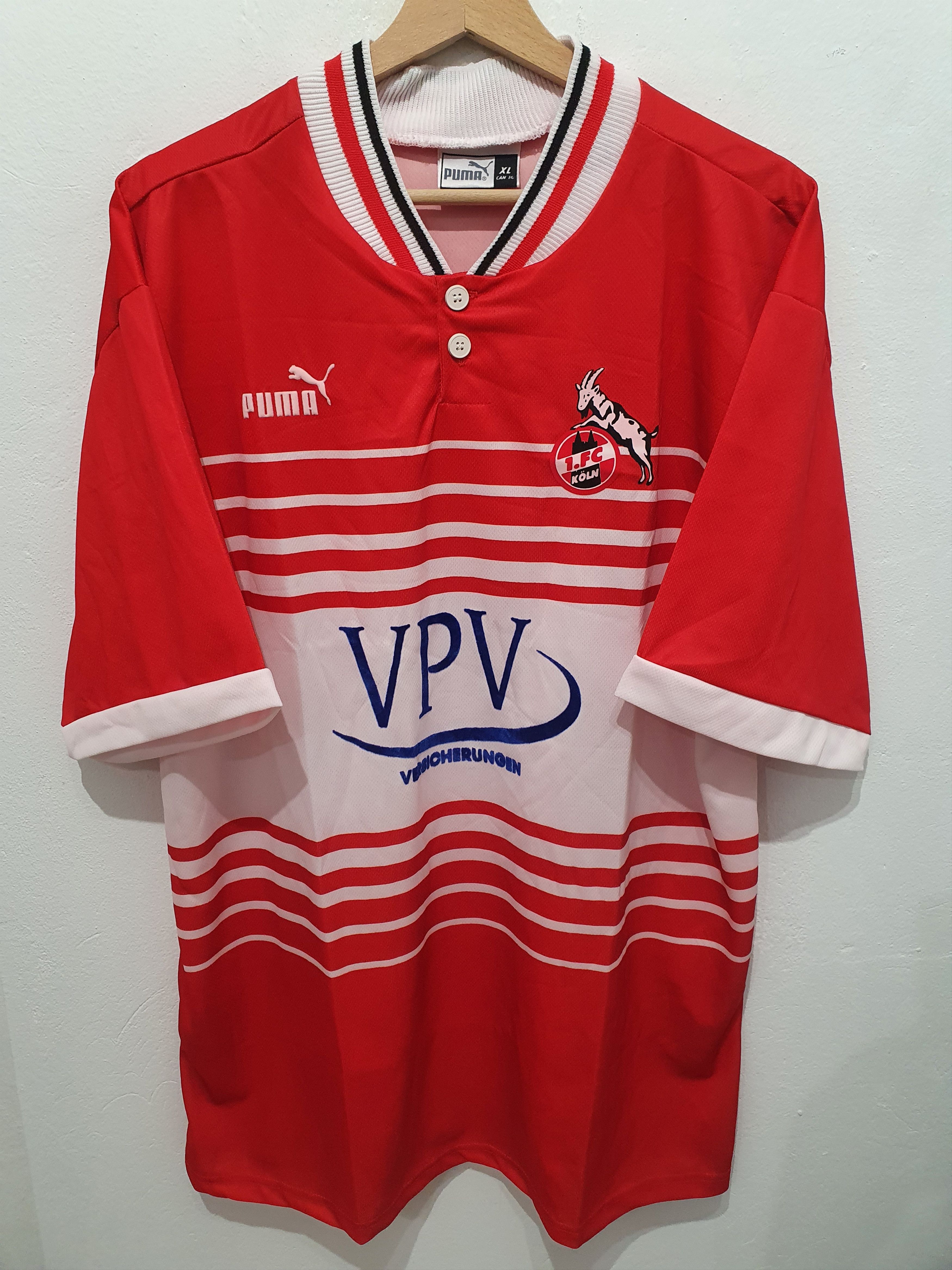 PUMA FC KOLN SIZE XL 1999 2000 FOOTBALL JERSEY SHIRT