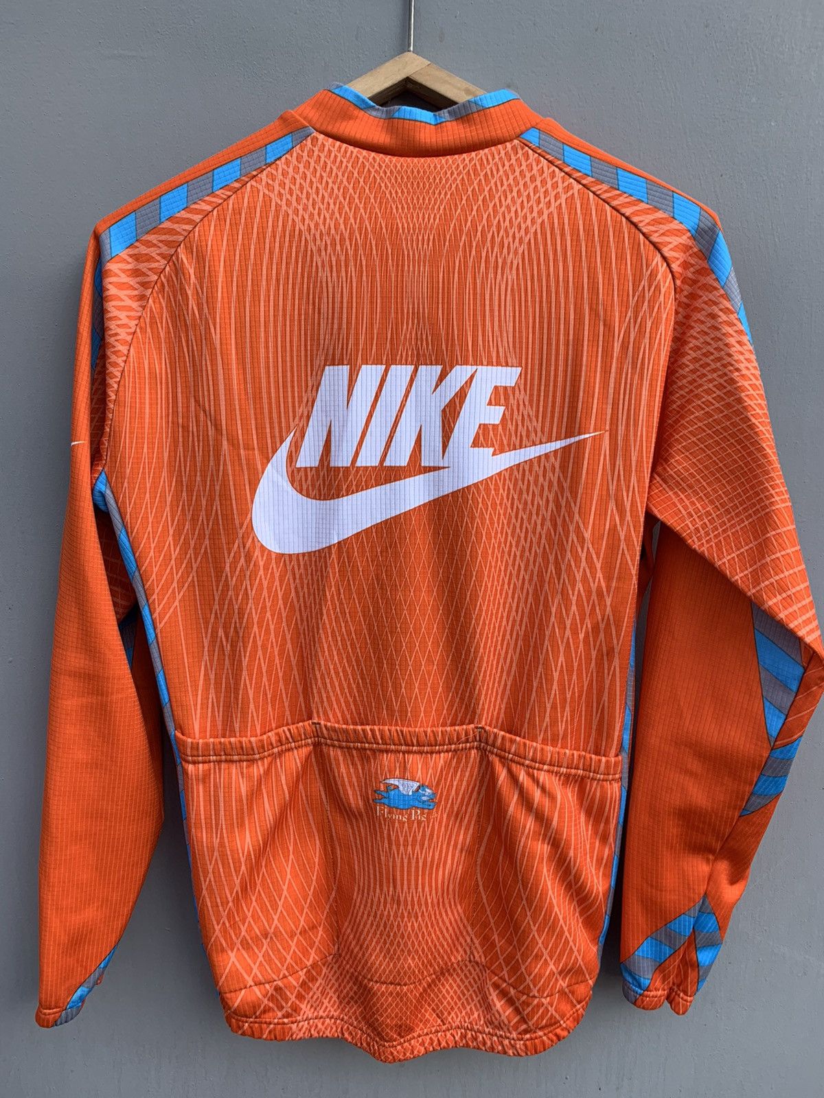Nike Vintage Nike Y2K Monogram Giordana Cycle Jersey SZ M Size US M / EU 48-50 / 2 - 2 Thumbnail