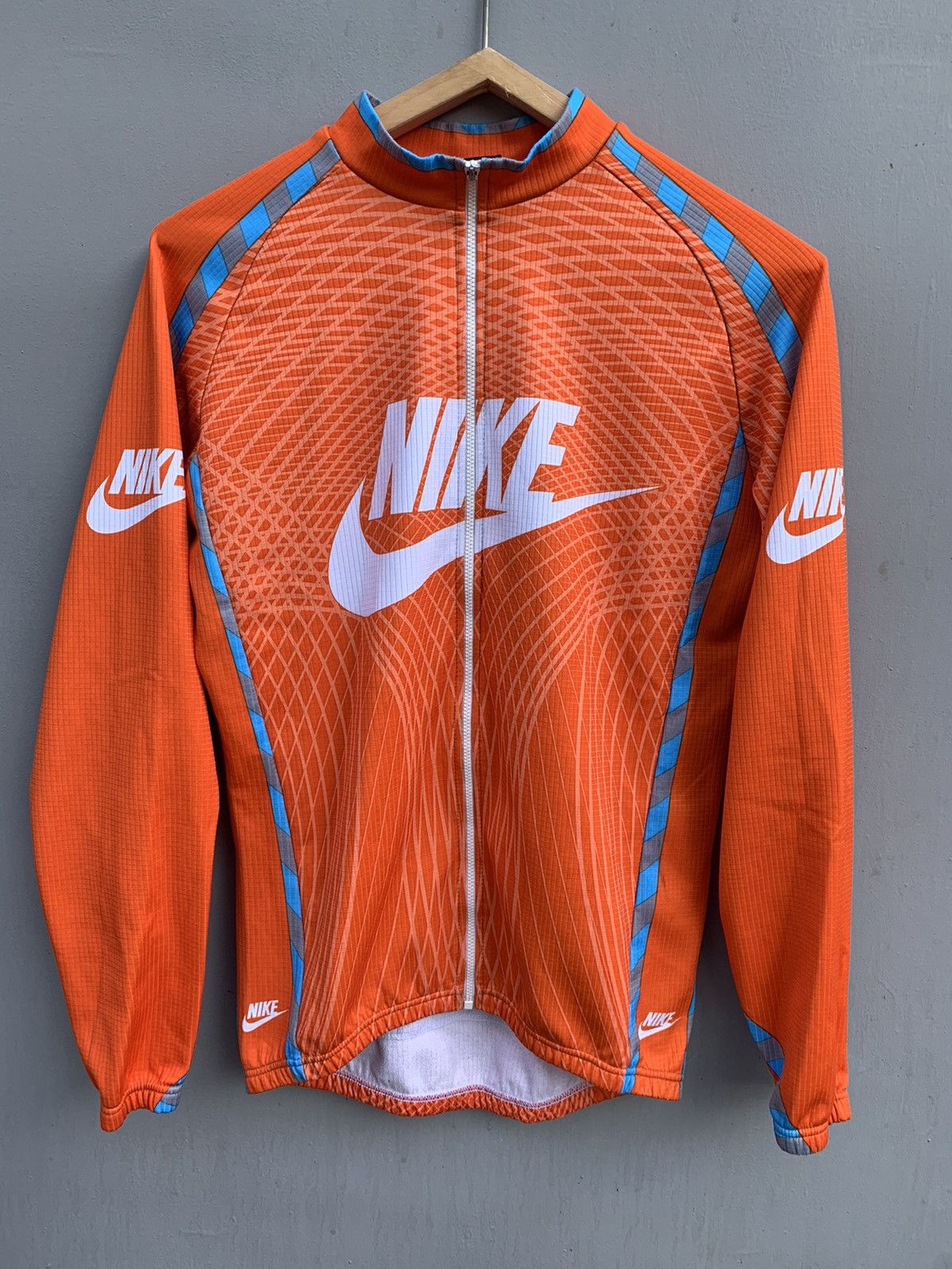 Nike Vintage Nike Y2K Monogram Giordana Cycle Jersey SZ M Size US M / EU 48-50 / 2 - 1 Thumbnail