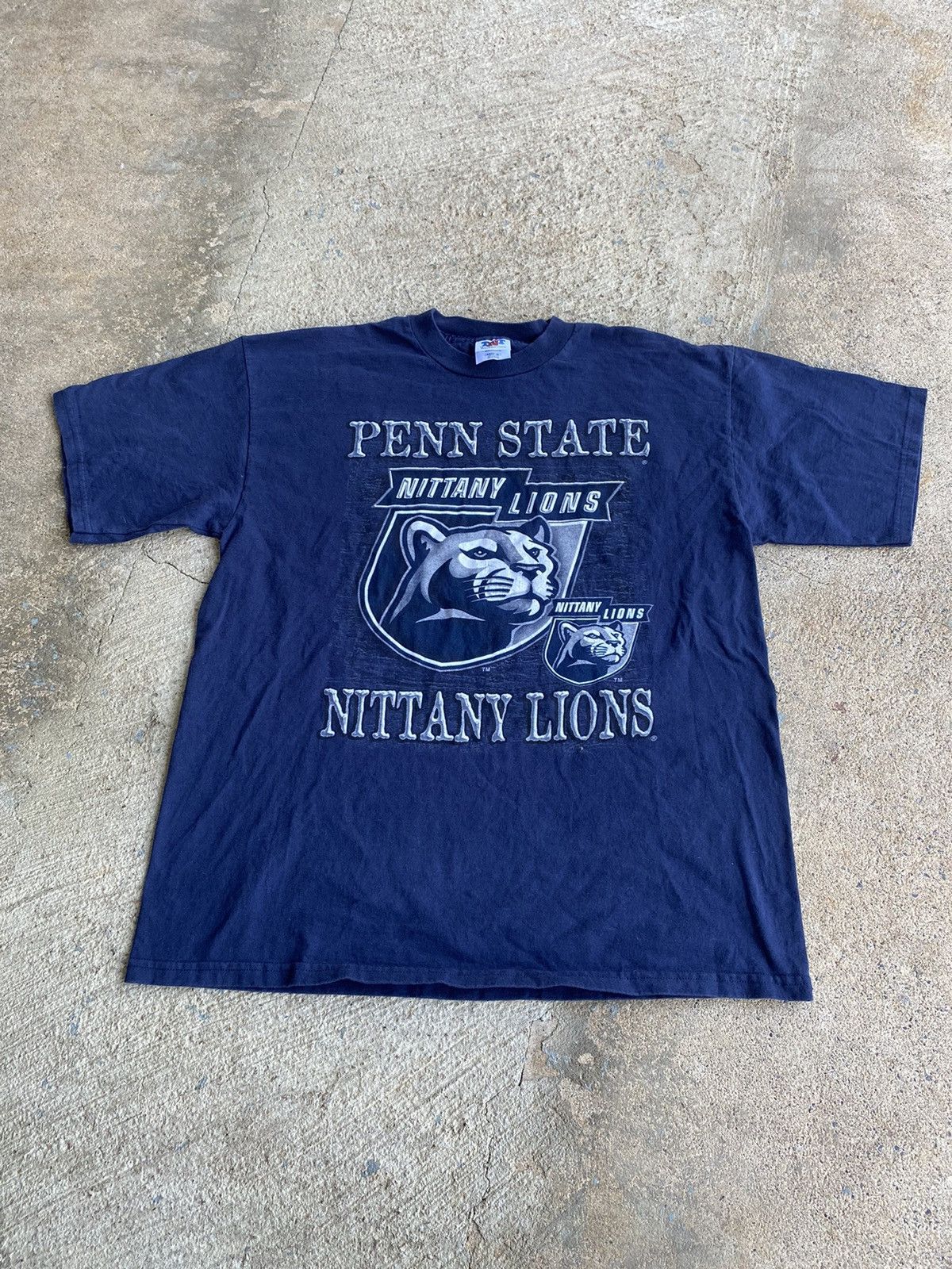 Japanese Brand × Vintage Vintage Crazy 90’s Penn State Nittany Lions Shirt Size US L / EU 52-54 / 3 - 1 Thumbnail
