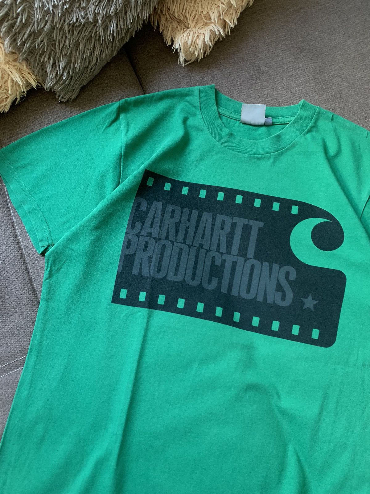 Carhartt Carhartt Y2K Carhartt Production Green streetwear T-shirt Size US S / EU 44-46 / 1 - 3 Thumbnail