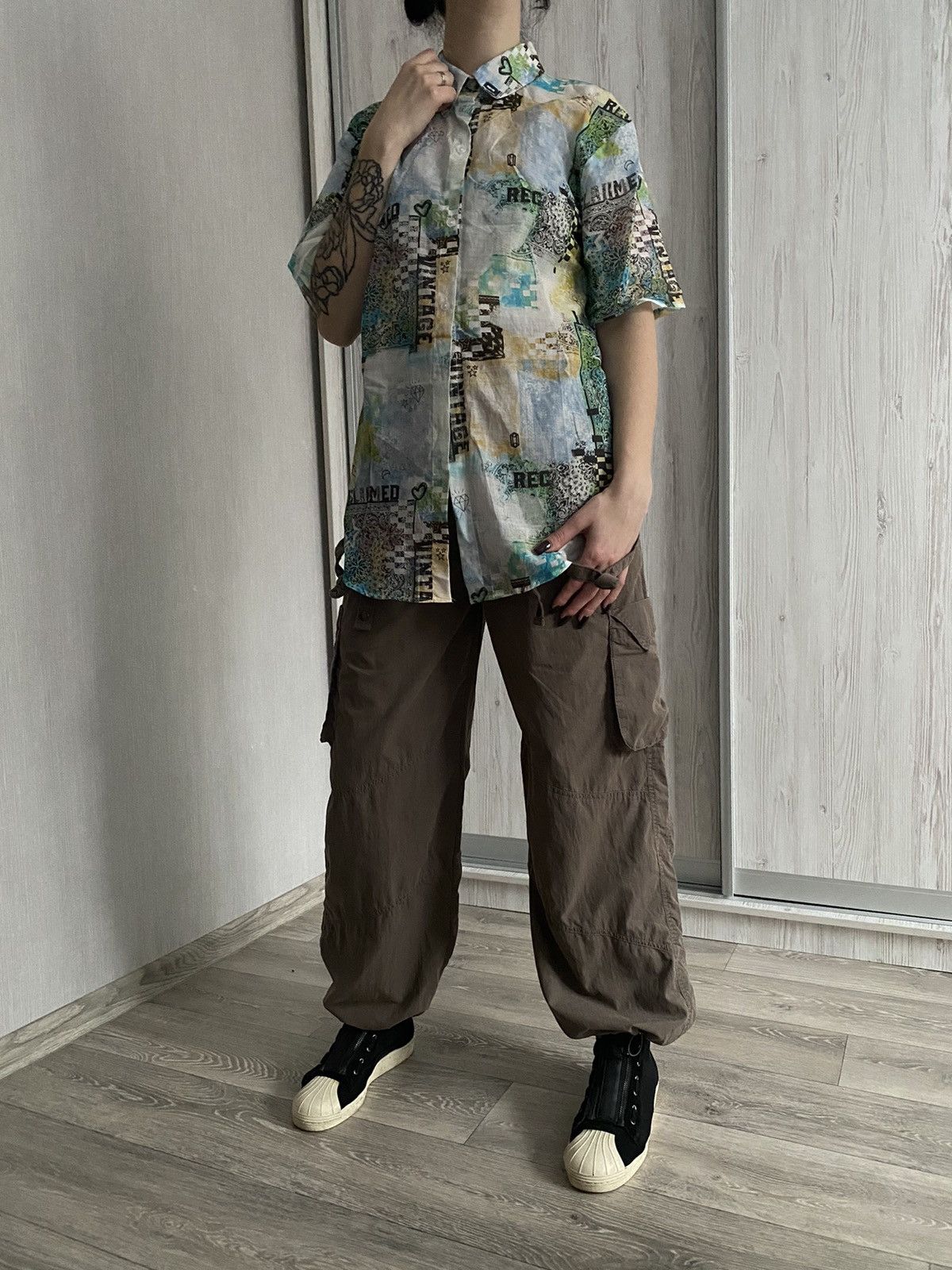Vintage Reclaimed Vintage SS Hawaiian shirt size M Size XS / US 0-2 / IT 36-38 - 1 Thumbnail